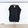 Cotton Rayon V-neck No Sleeve Tshirt