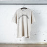 Cotton Wide Tshirt With Stencil Arch Print