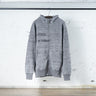 Cotton Zip Hoodie With Stencil Print