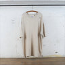 Cotton Wide T-shirt with DFCH Embroidery