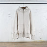 Sweat à capuche large zippé en coton