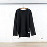 Cotton Cut-Off Sweatshirt with Label