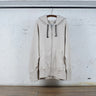 Sweat à capuche zippé large en coton