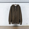 Sweat à capuche large zippé en coton