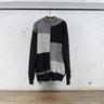 Sweat à capuche zippé en patchwork de coton