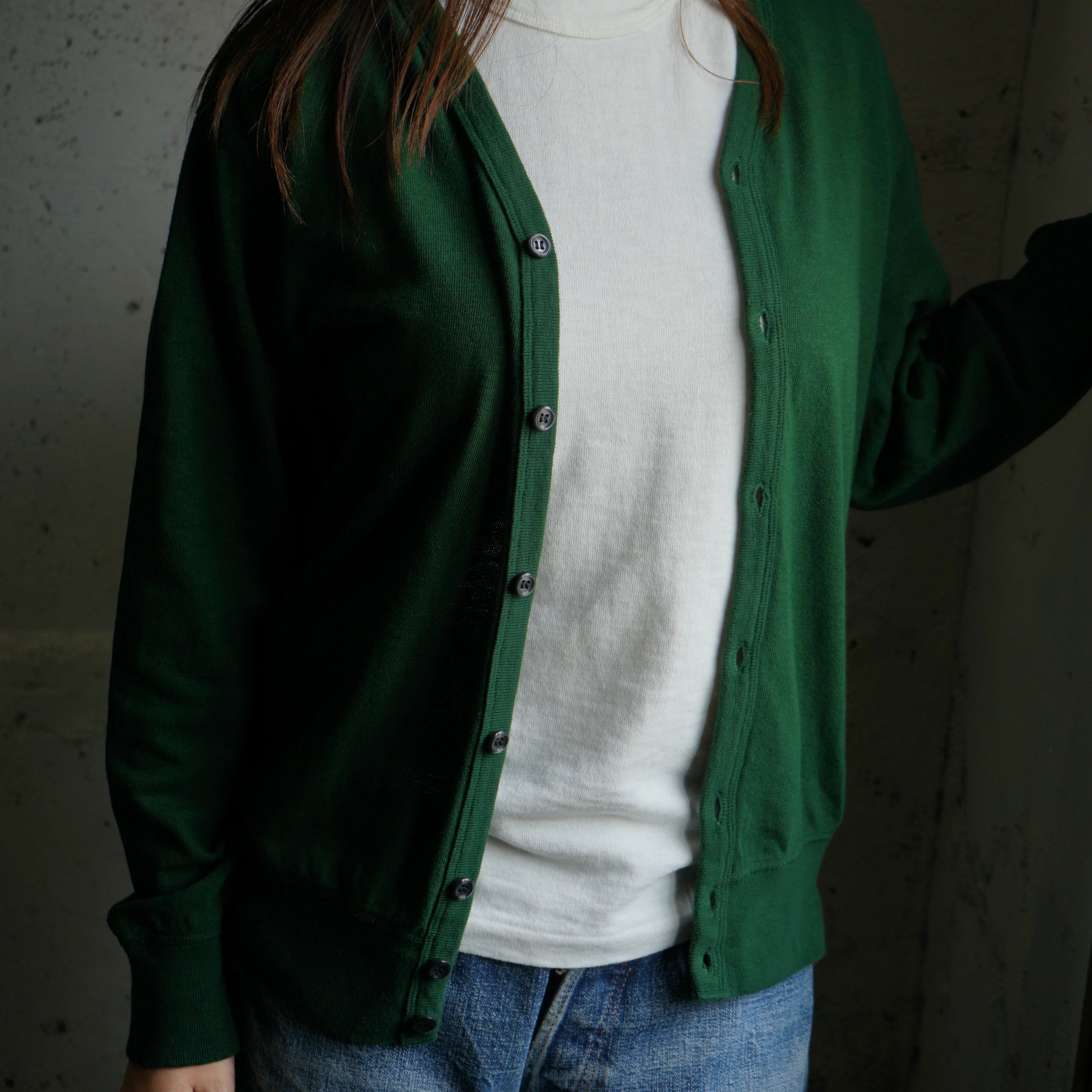 Cotton Relaxed Cardigan - DEVISE FACTORY