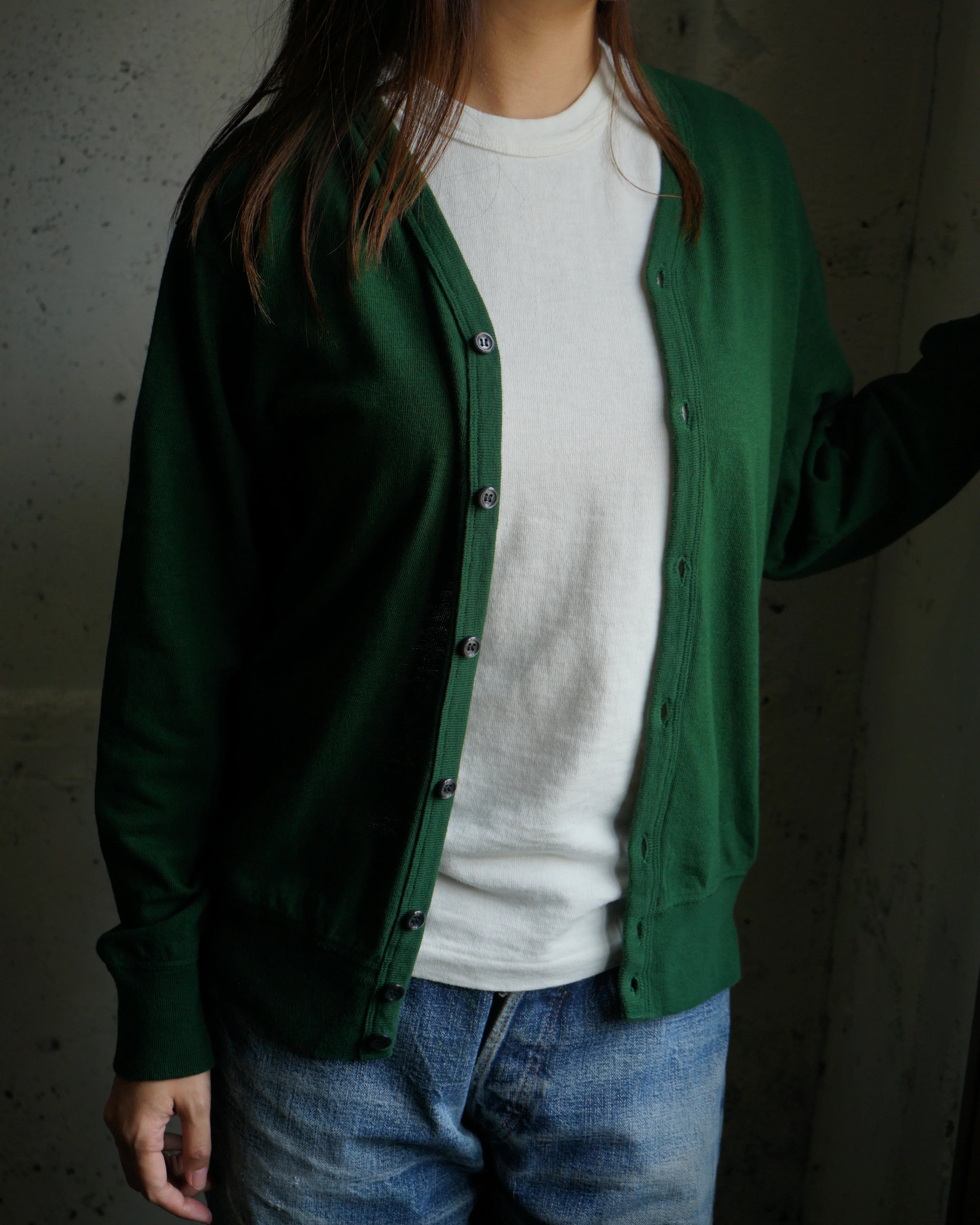 Cotton Relaxed Cardigan - DEVISE FACTORY