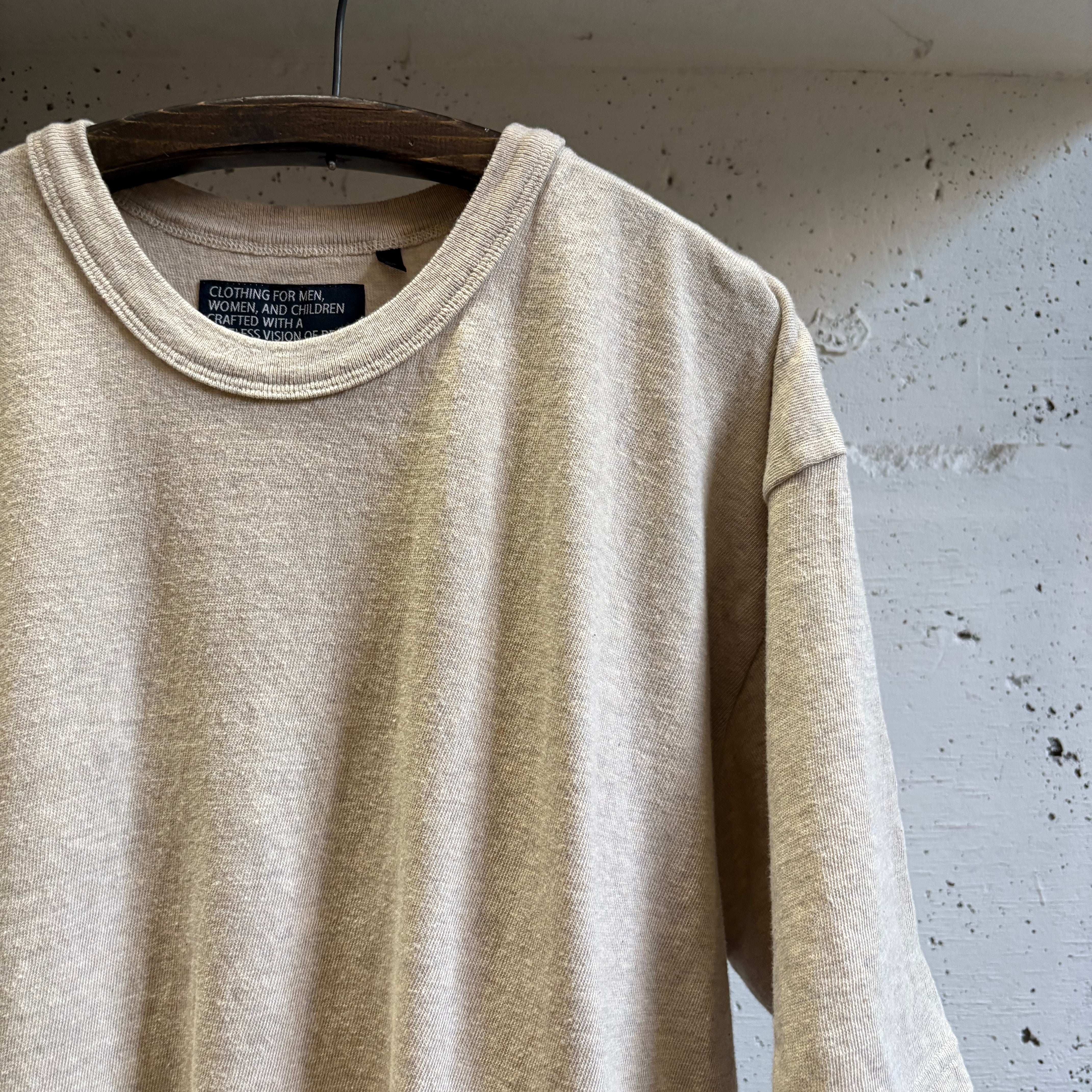 Cotton Wide Tshirt (Melange) - DEVISE FACTORY