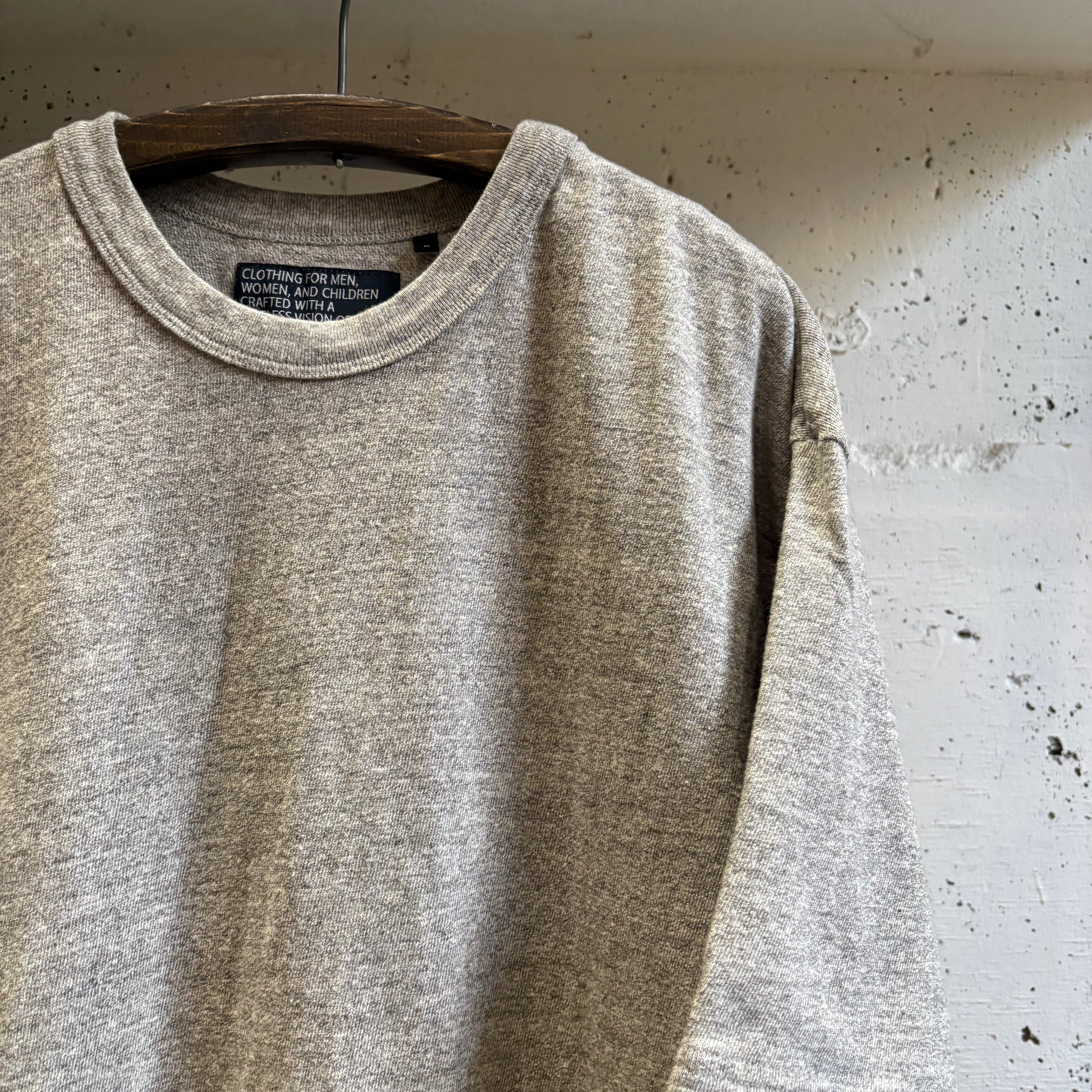 Cotton Wide Tshirt (Melange) - DEVISE FACTORY