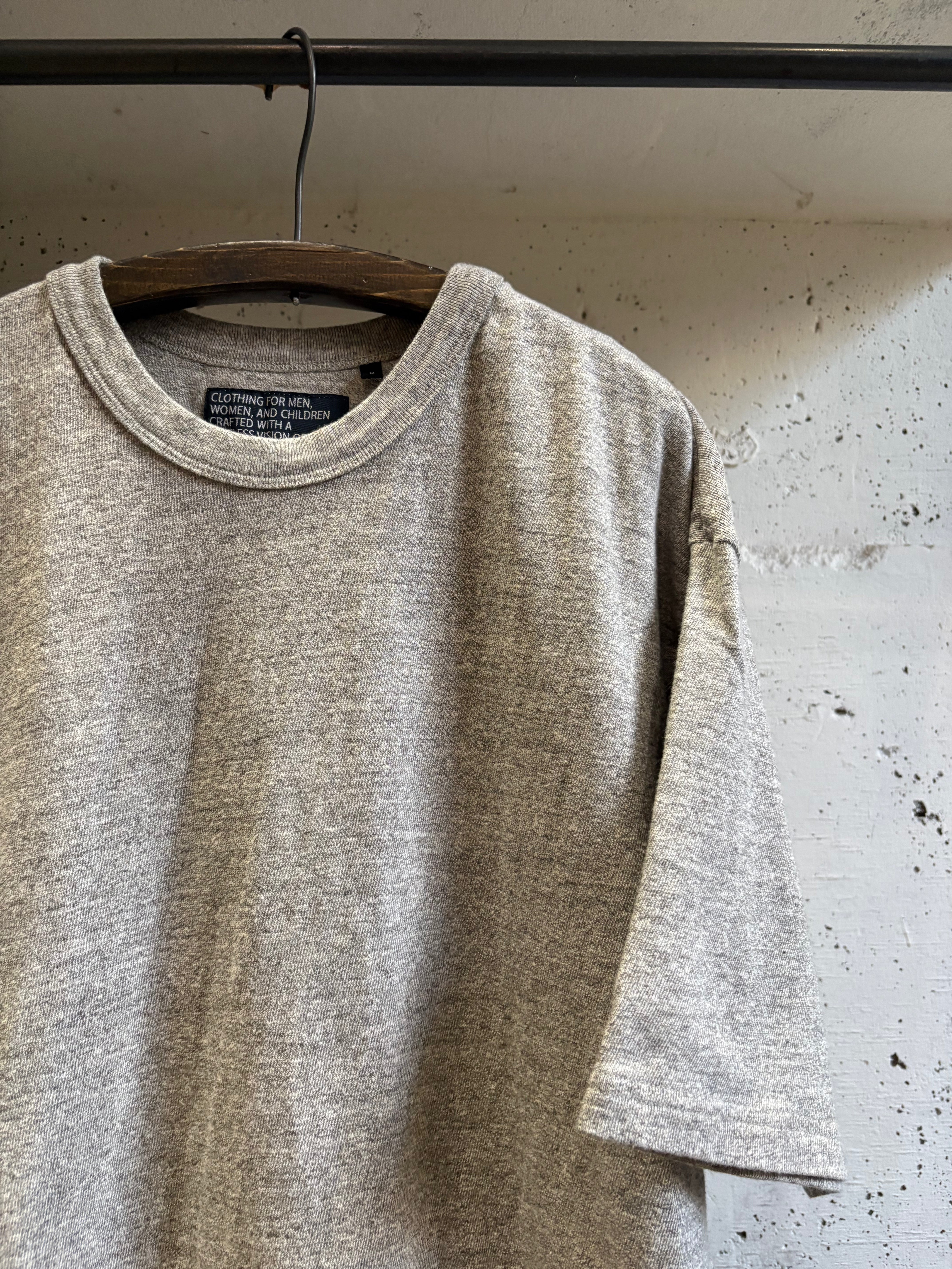 Cotton Wide Tshirt (Melange) - DEVISE FACTORY