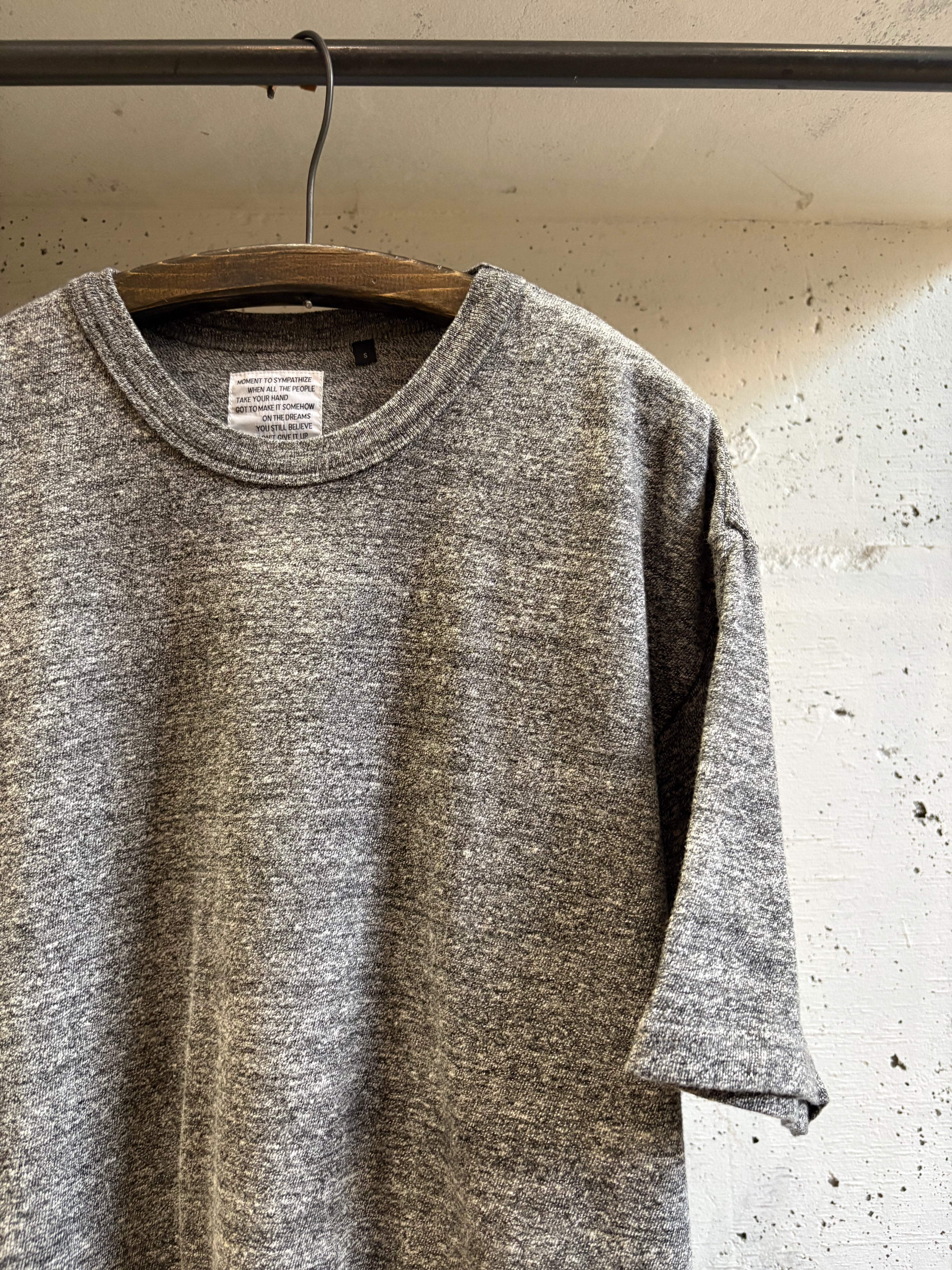 Cotton Wide Tshirt (Melange) - DEVISE FACTORY