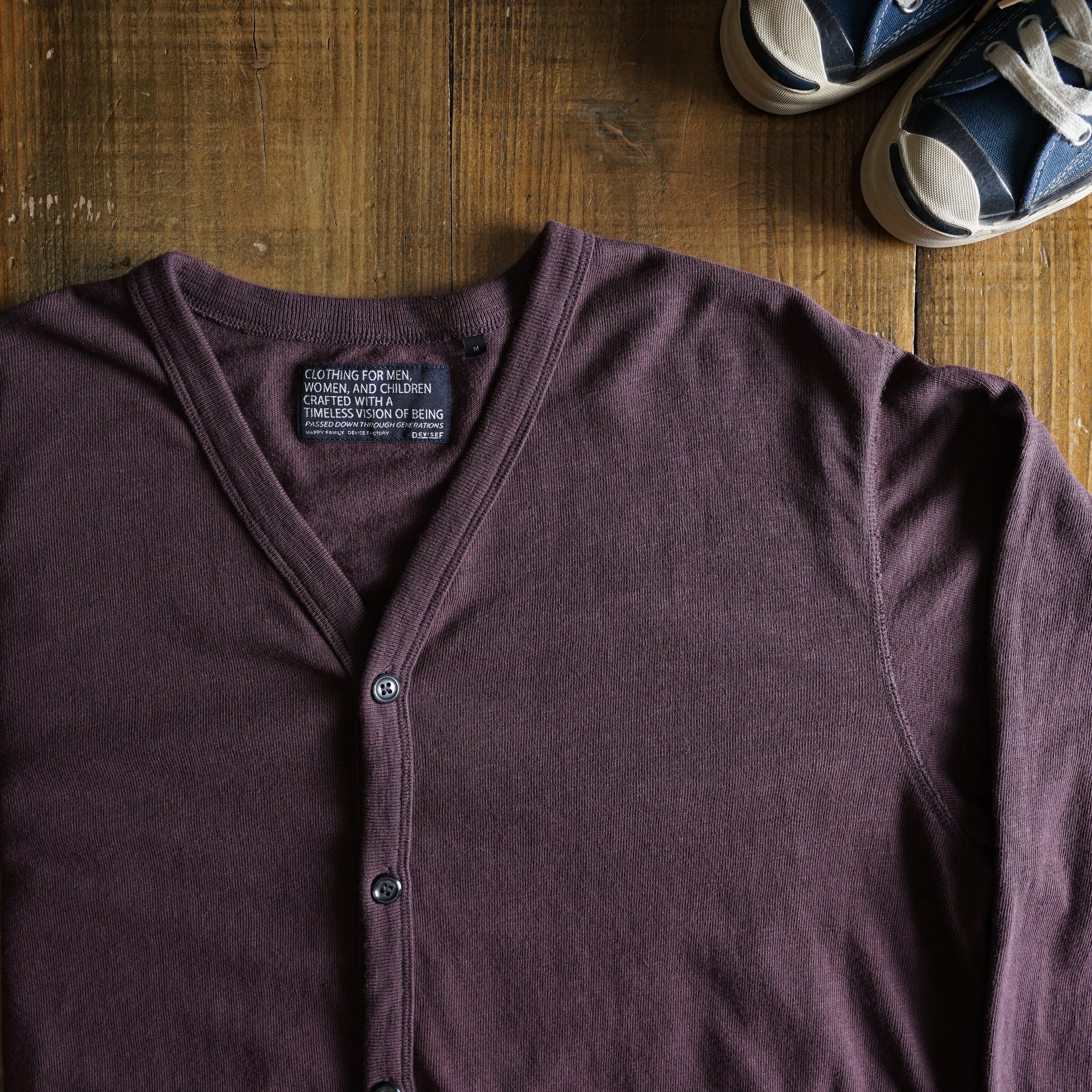 Cotton Relax Cardigan - DEVISE FACTORY