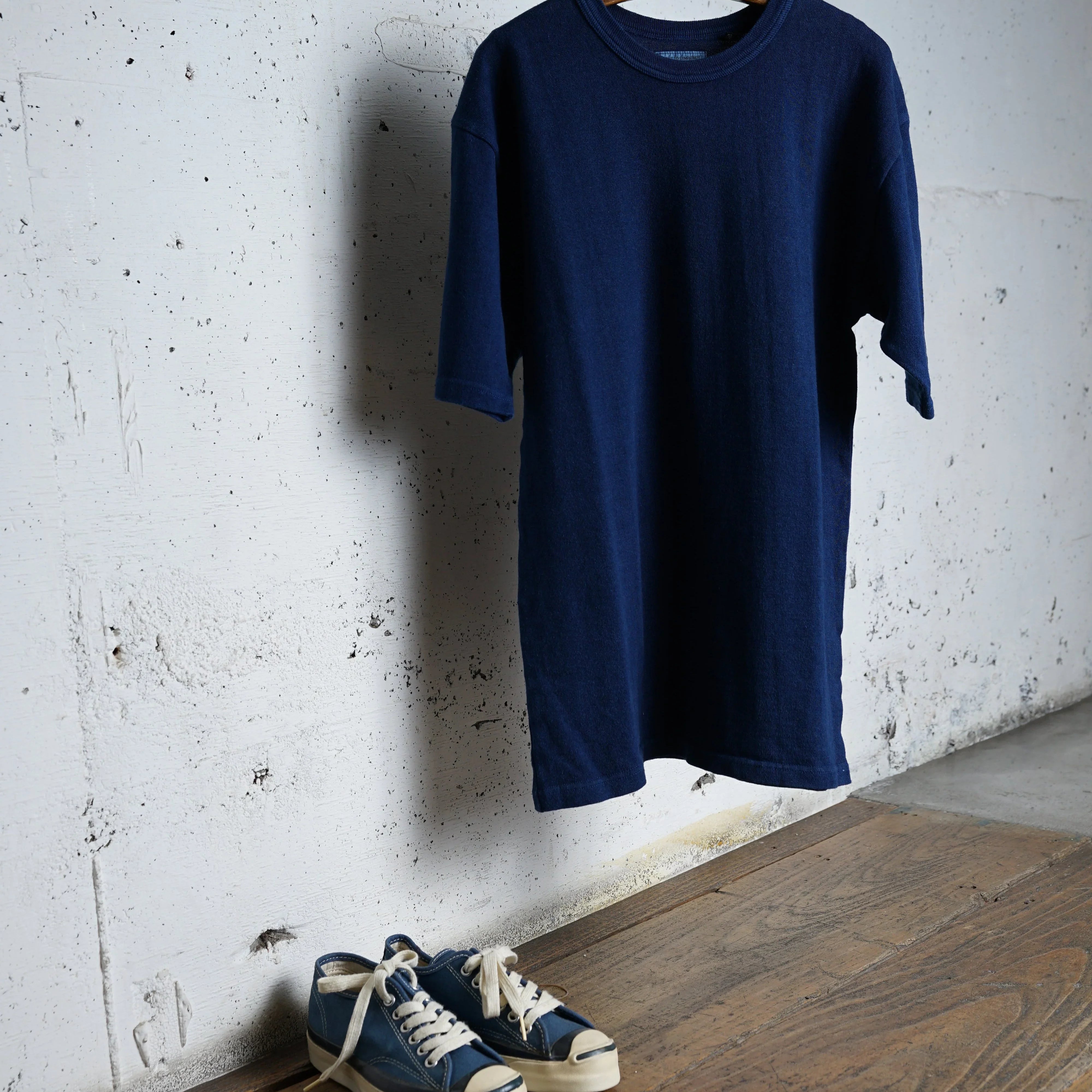 Indigo Cotton Rayon Ladies Tshirt - DEVISE FACTORY