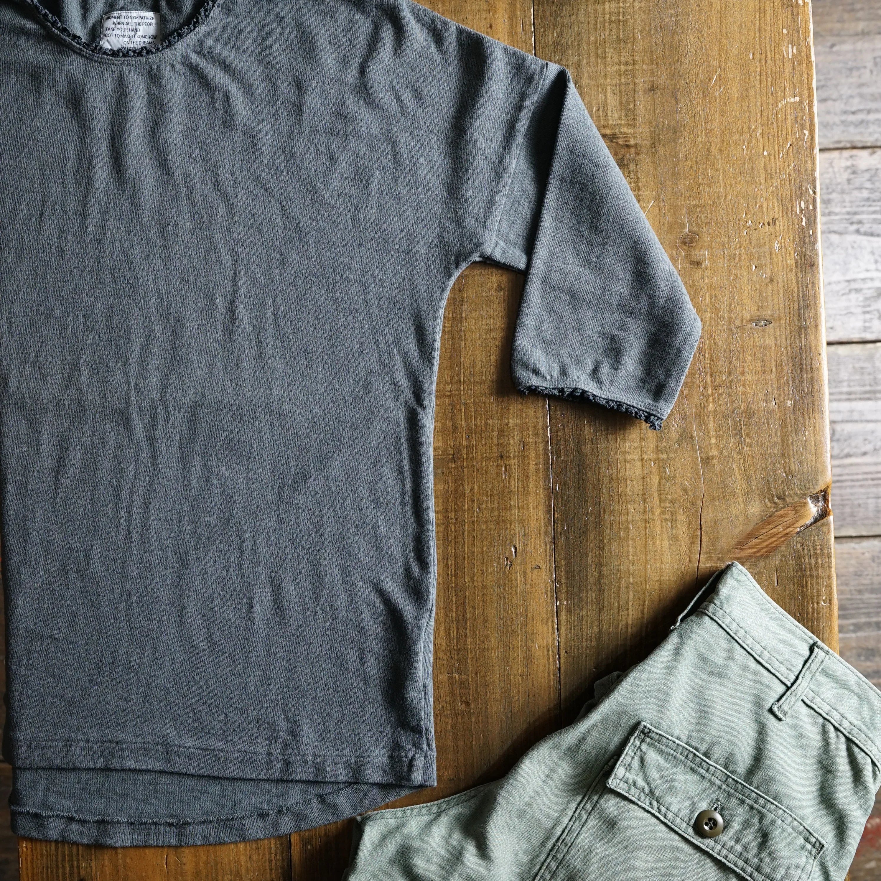 Cotton Relax 3/4 Sleeve Laced Tshirt - DEVISE FACTORY
