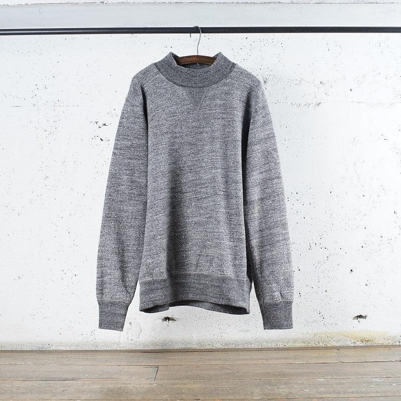 Cotton Relax High Neck Sweatshirt - DEVISE FACTORY