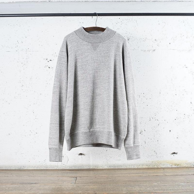 Cotton Relax High Neck Sweatshirt - DEVISE FACTORY