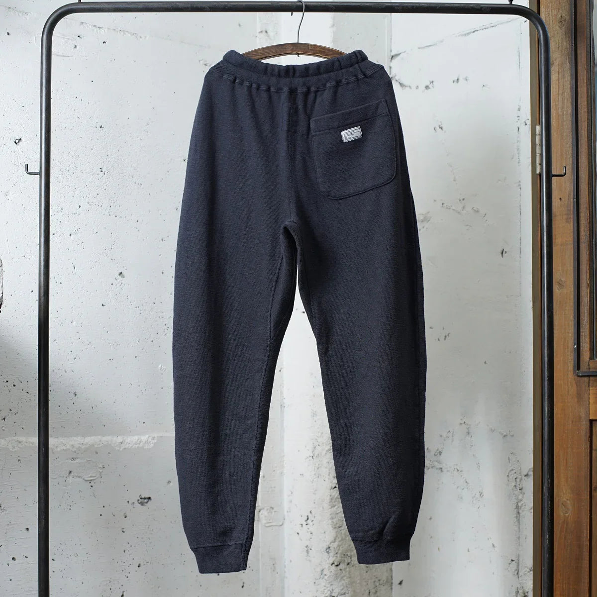 Cotton Sweatpants with Label - DEVISE FACTORY