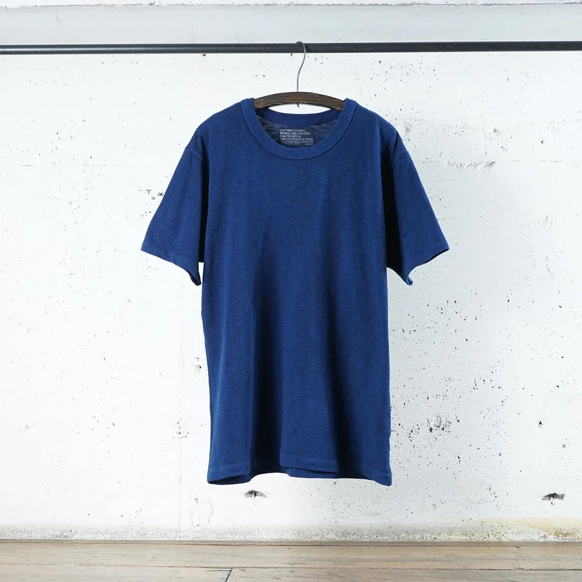 Indigo Cotton Wide Tshirt - DEVISE FACTORY