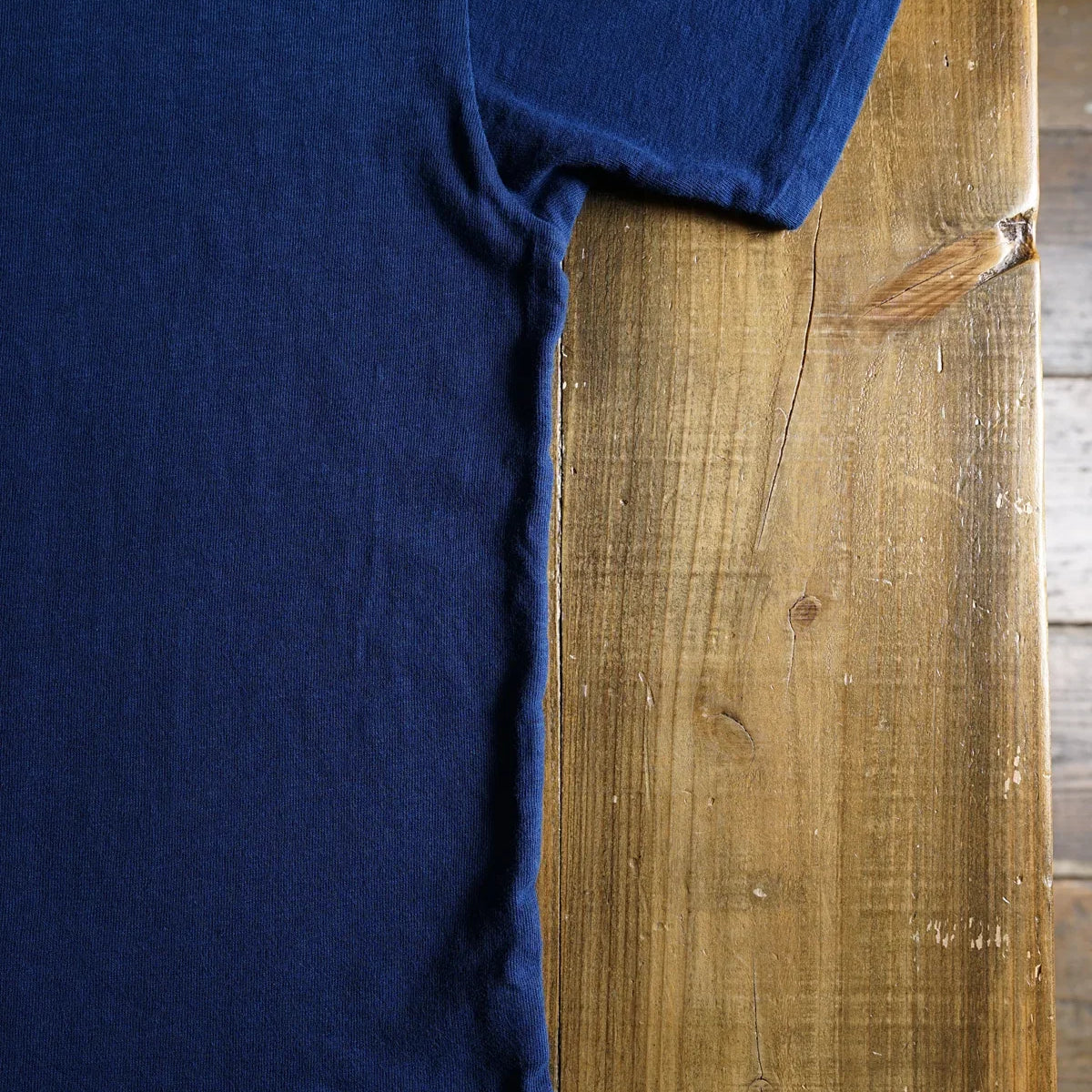 Indigo Cotton Wide Tshirt - DEVISE FACTORY