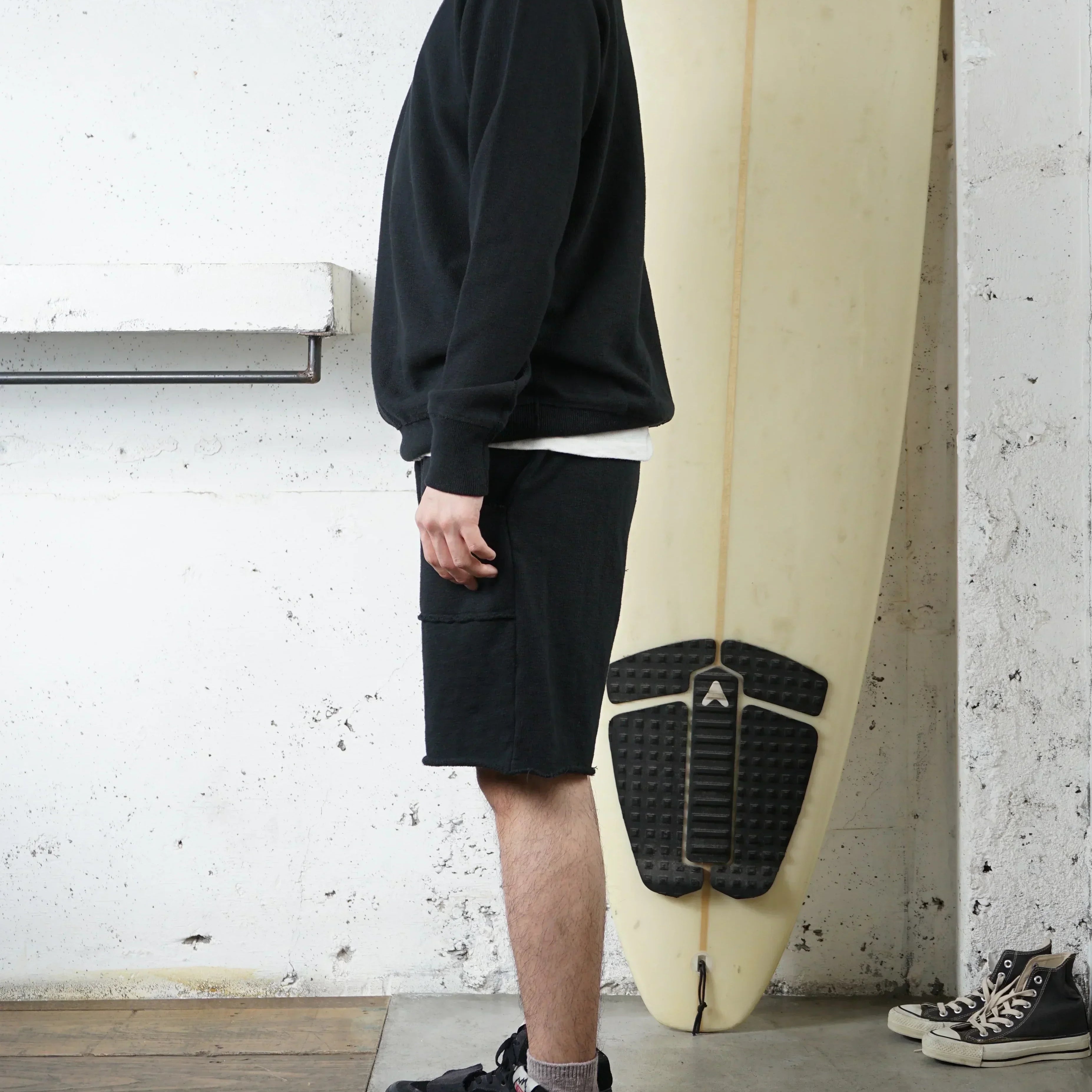Cotton Cut Off Shorts - DEVISE FACTORY