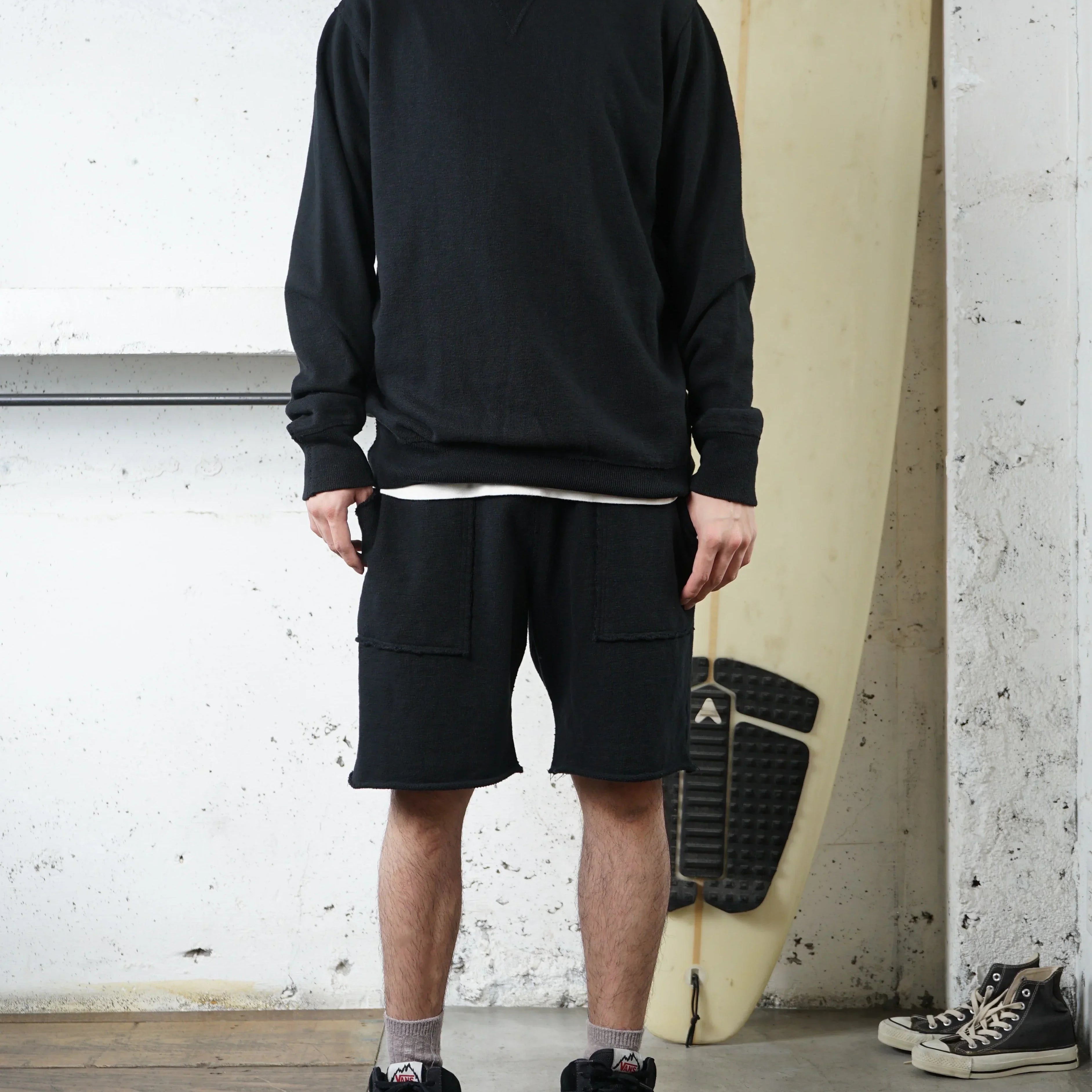 Cotton Cut Off Shorts - DEVISE FACTORY