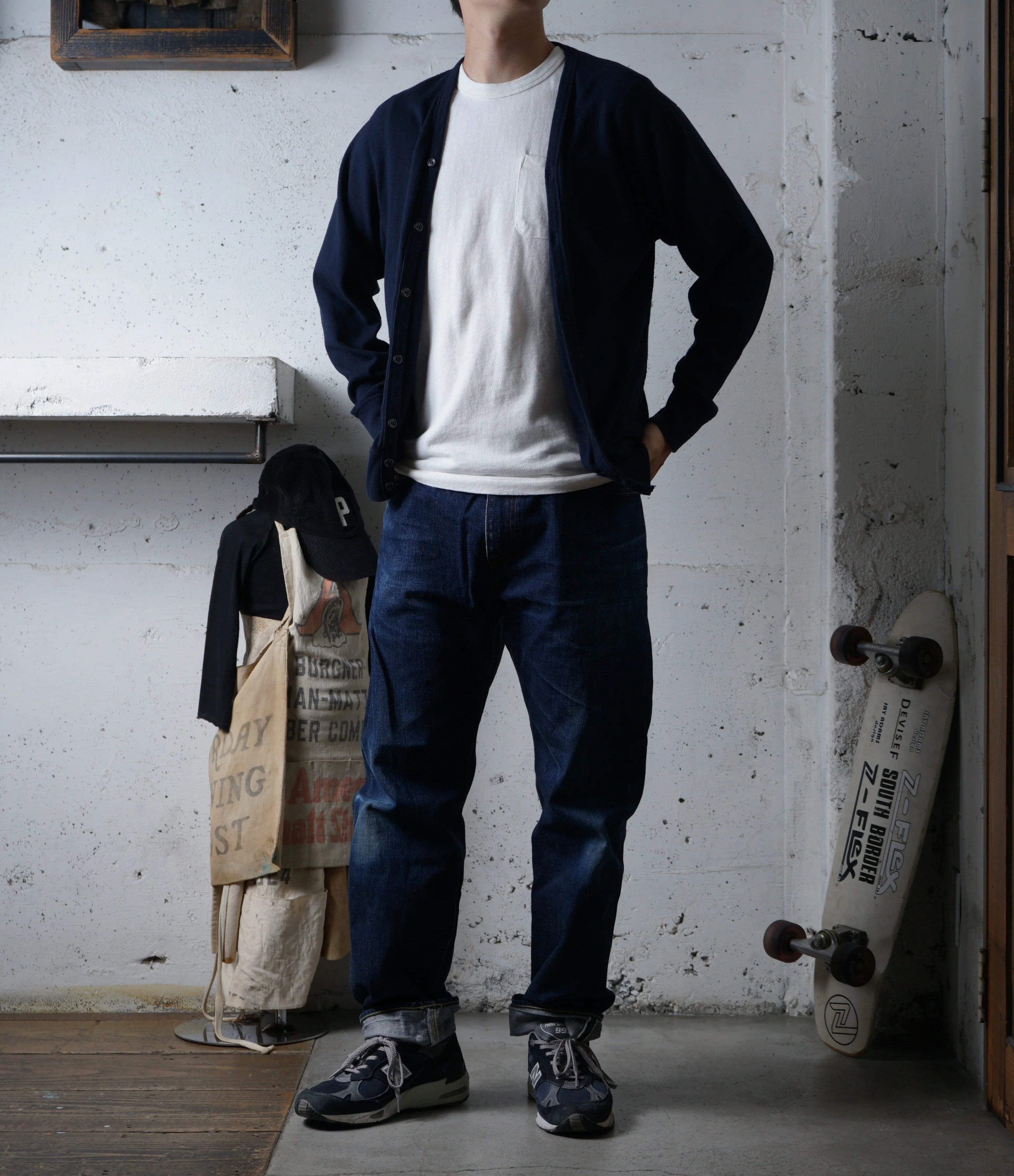 Cotton Relaxed Cardigan - DEVISE FACTORY