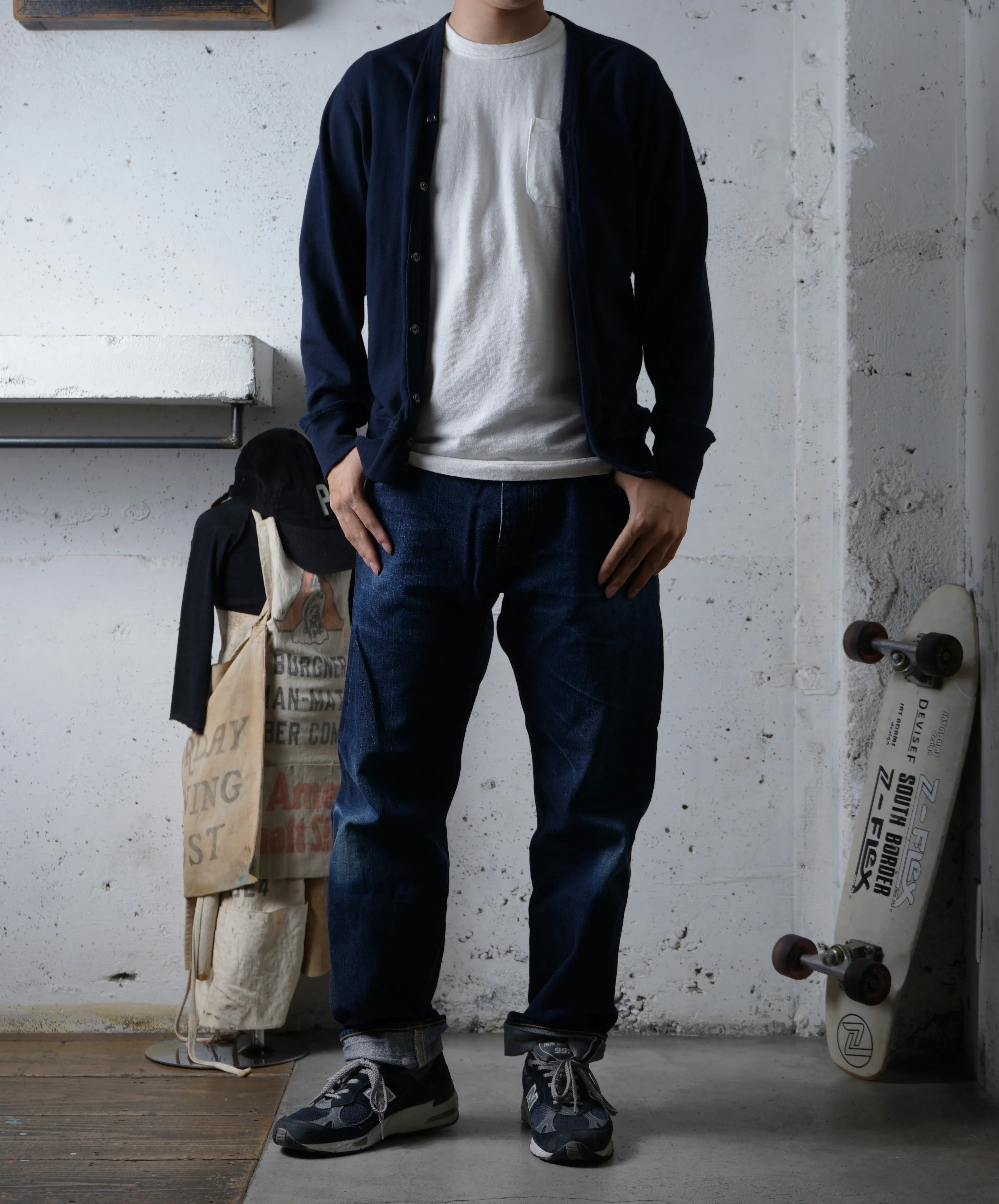 Cotton Relaxed Cardigan - DEVISE FACTORY