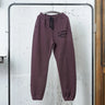 Cotton Straight-leg Sweatpants with Flock Print - DEVISE FACTORY