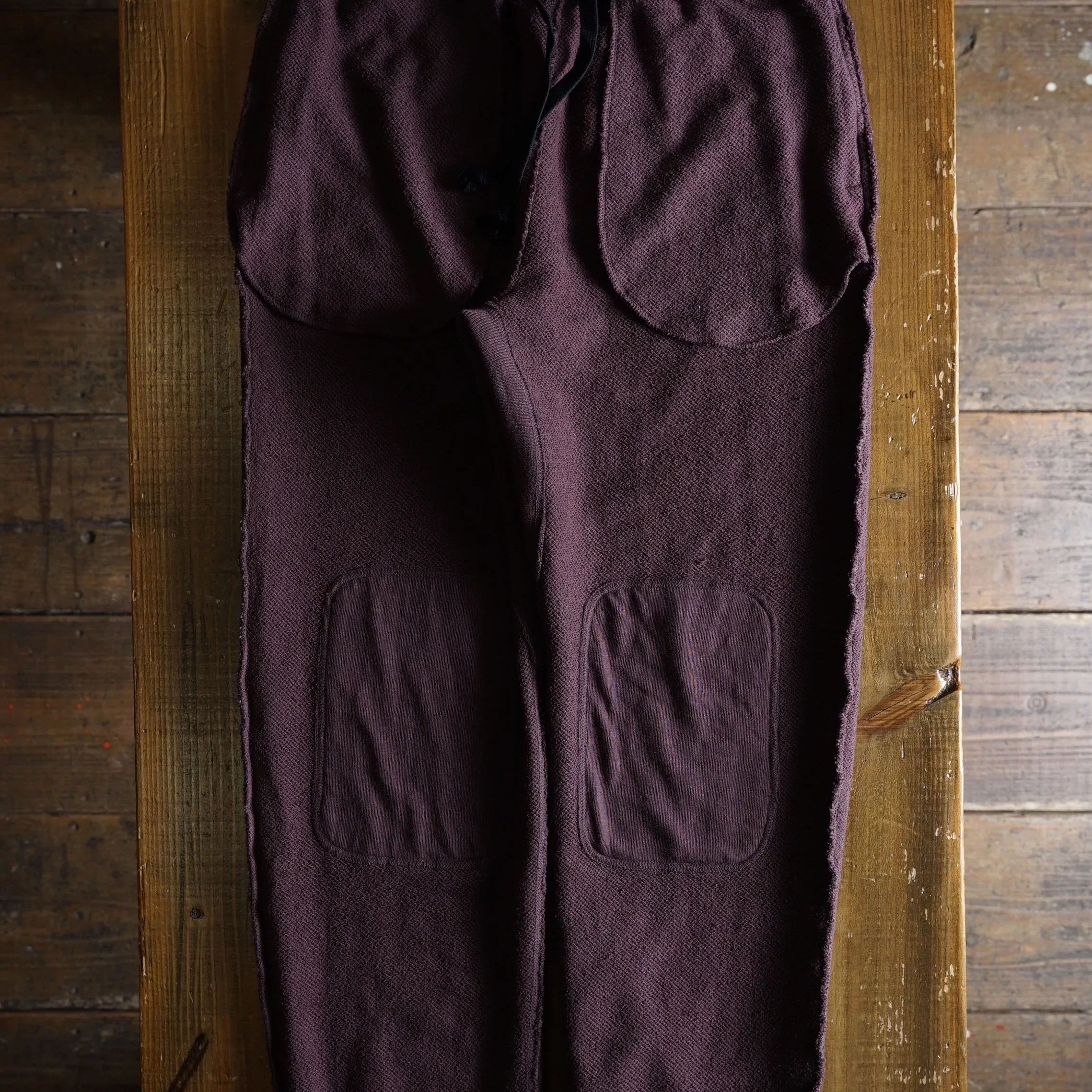 Cotton Straight-leg Sweatpants with Flock Print - DEVISE FACTORY