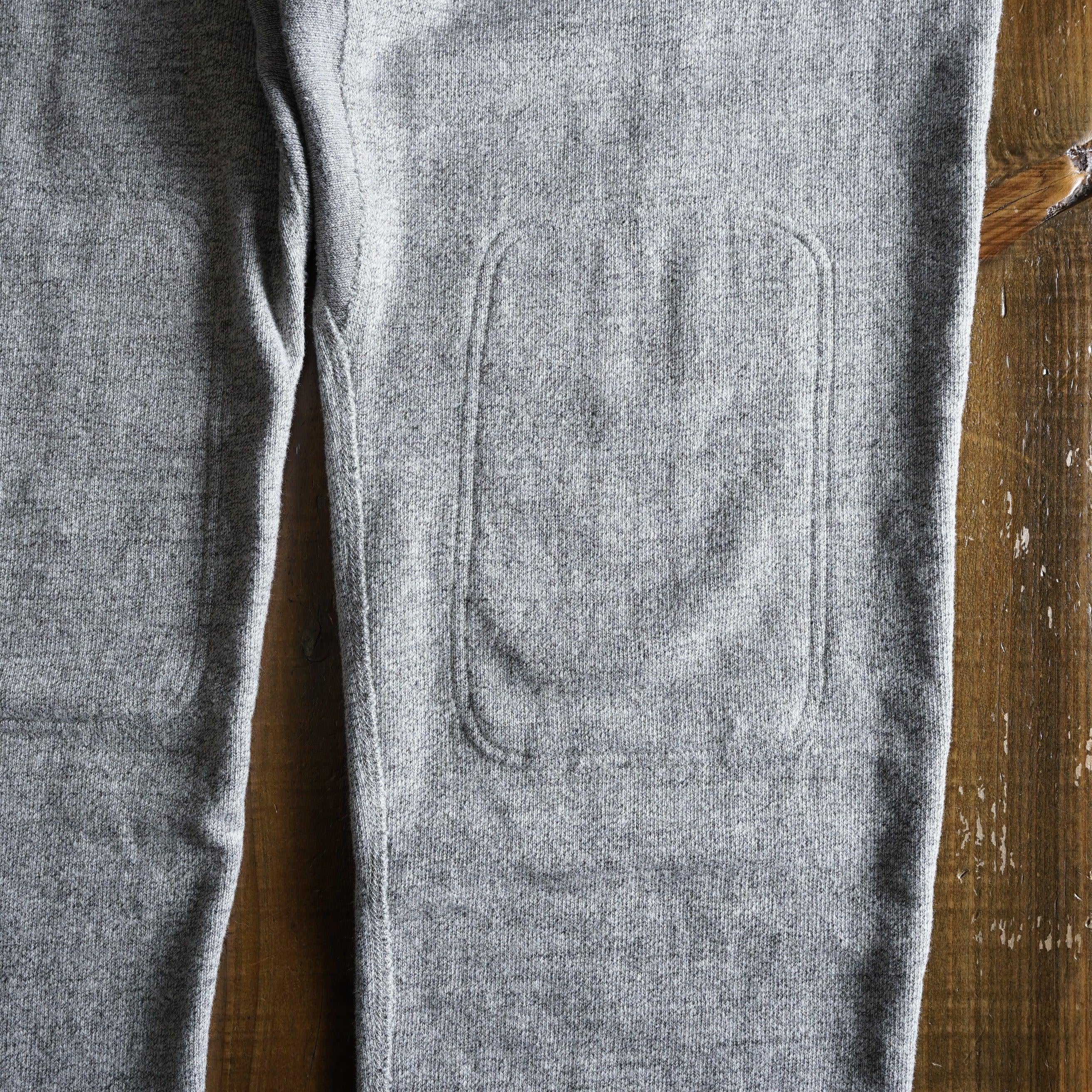 Cotton Straight-leg Sweatpants with Flock Print - DEVISE FACTORY
