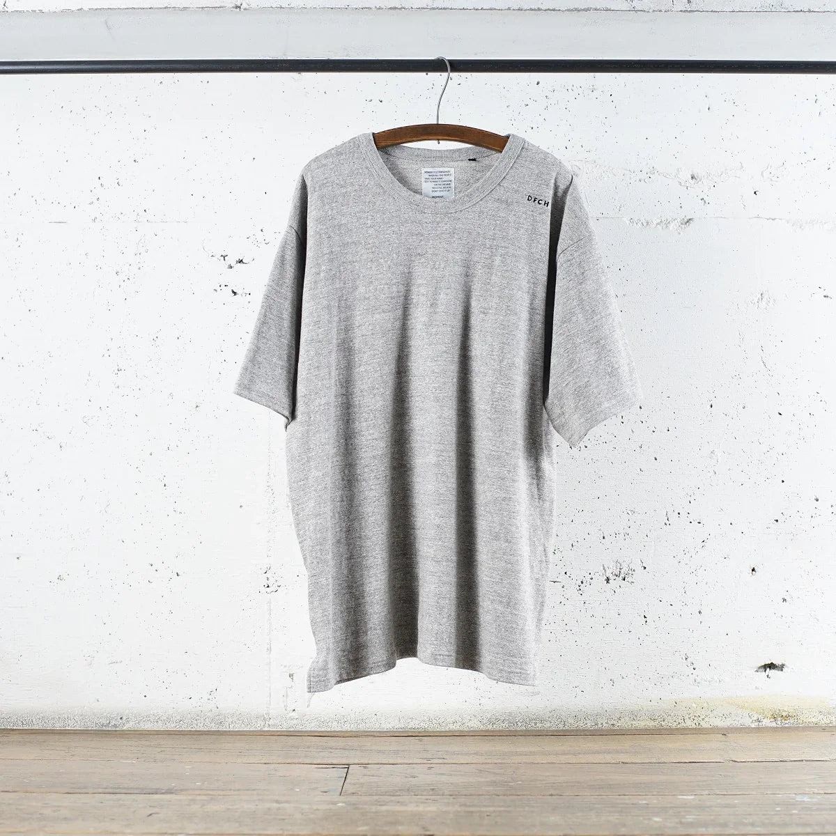 Cotton Wide Tshirt with DFCH Embroidery - DEVISE FACTORY