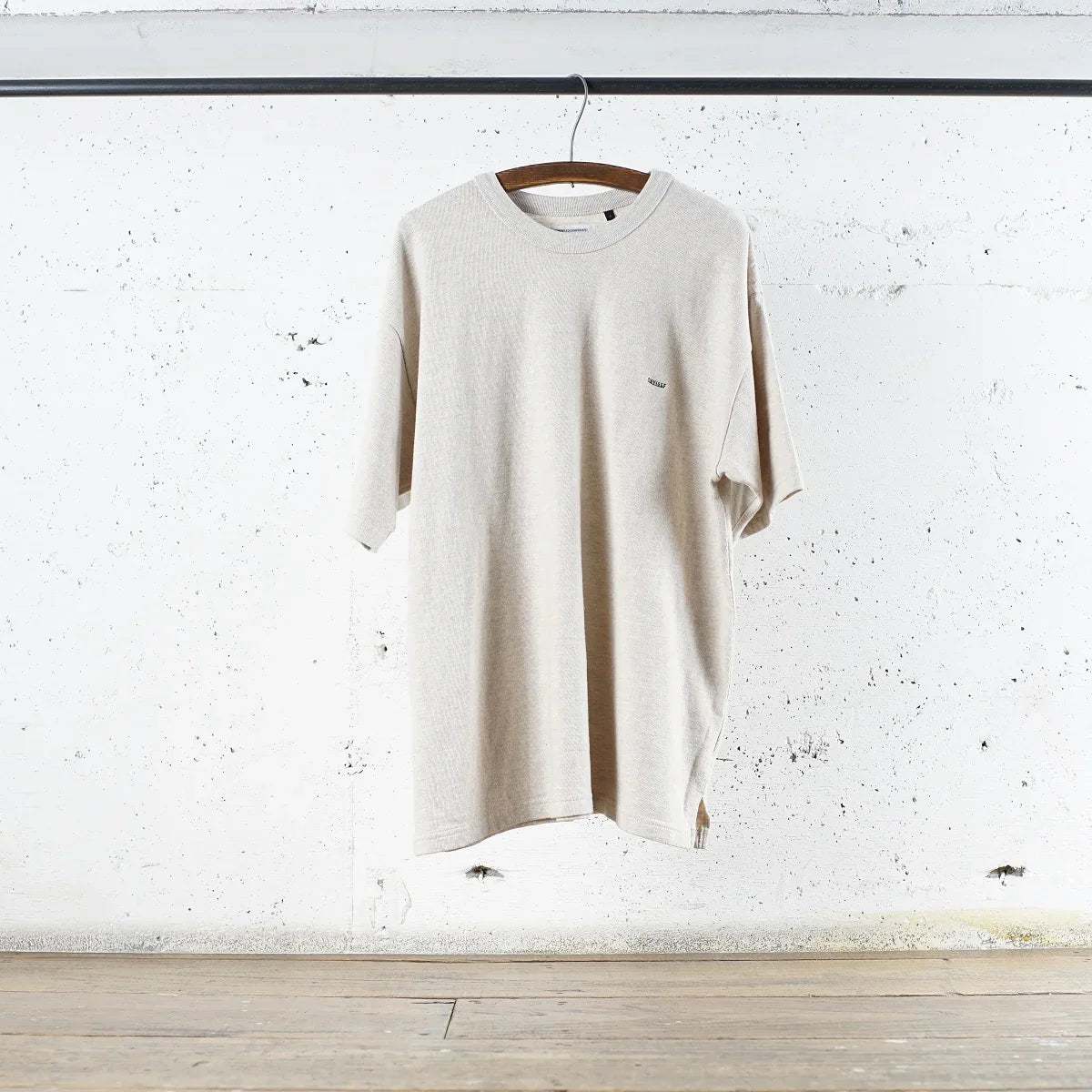 Cotton Wide Tshirt with DF Embroidery - DEVISE FACTORY