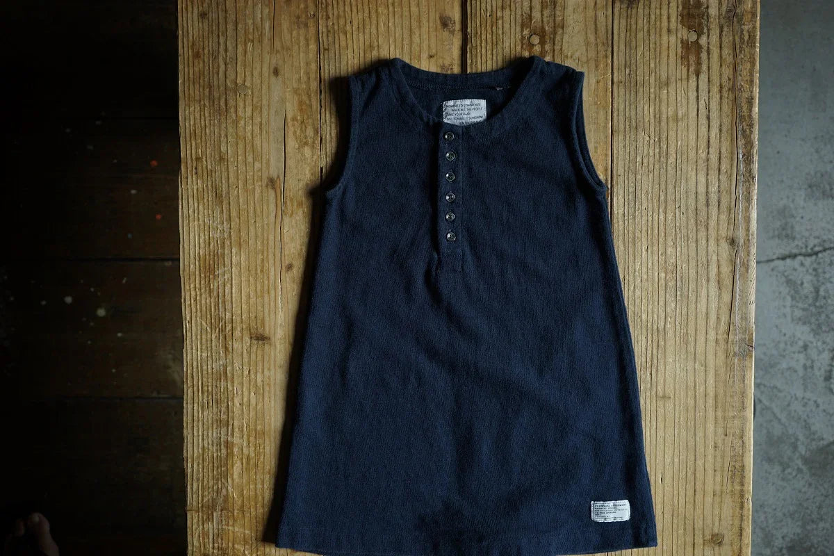 Cotton Kids Button-Front Dress - DEVISE FACTORY