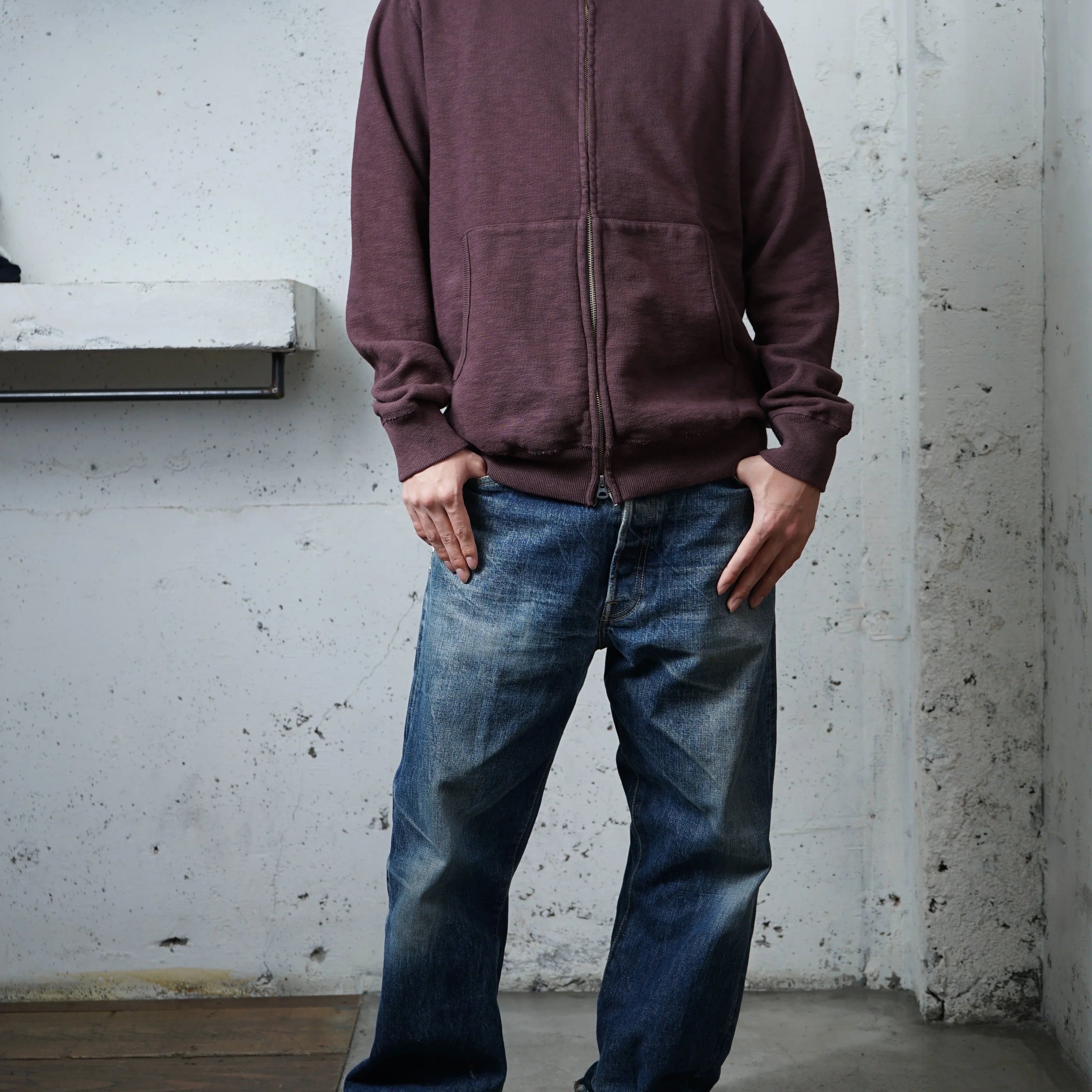 Cotton Relax Zip Jacket - DEVISE FACTORY