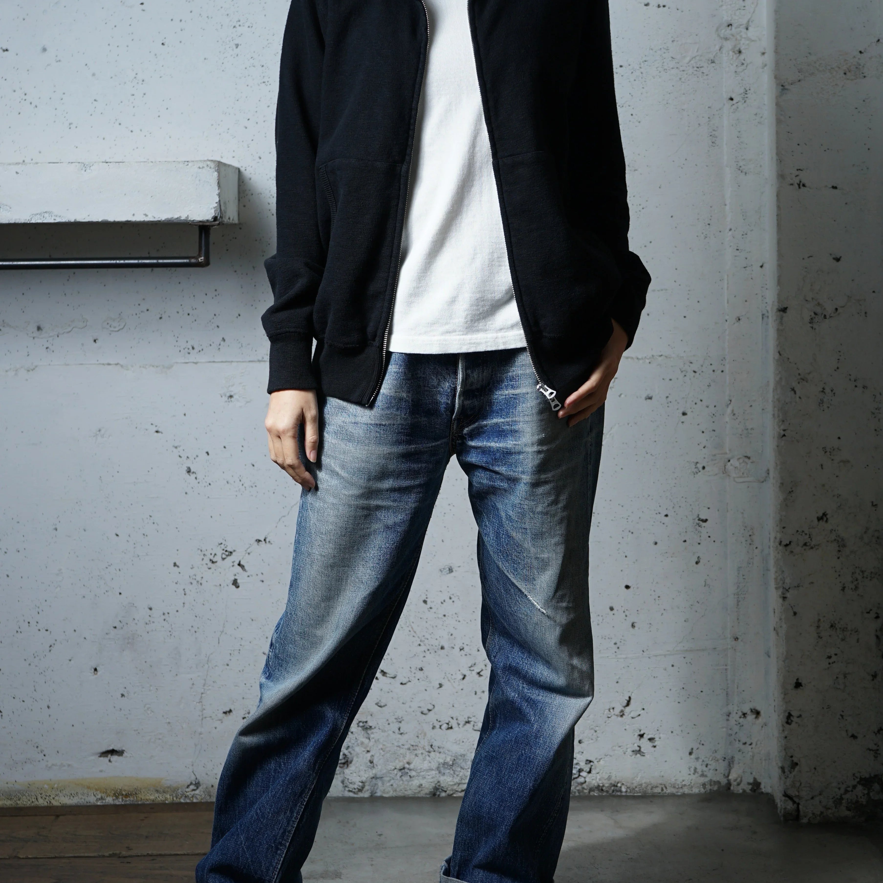 Cotton Relax Zip Jacket - DEVISE FACTORY