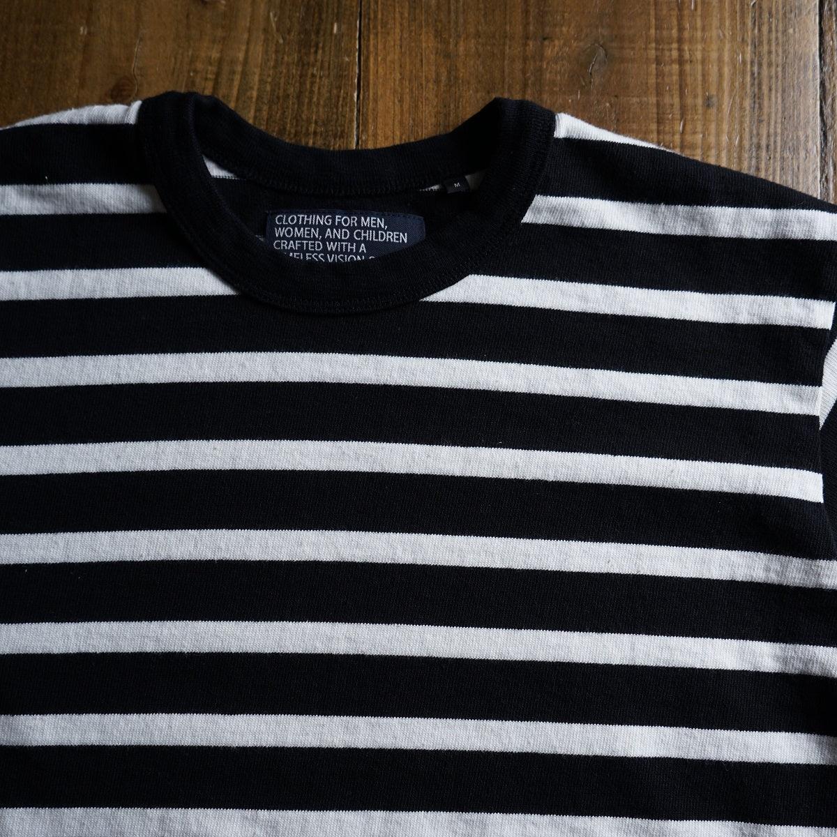 Cotton Relax Border Tshirt - DEVISE FACTORY