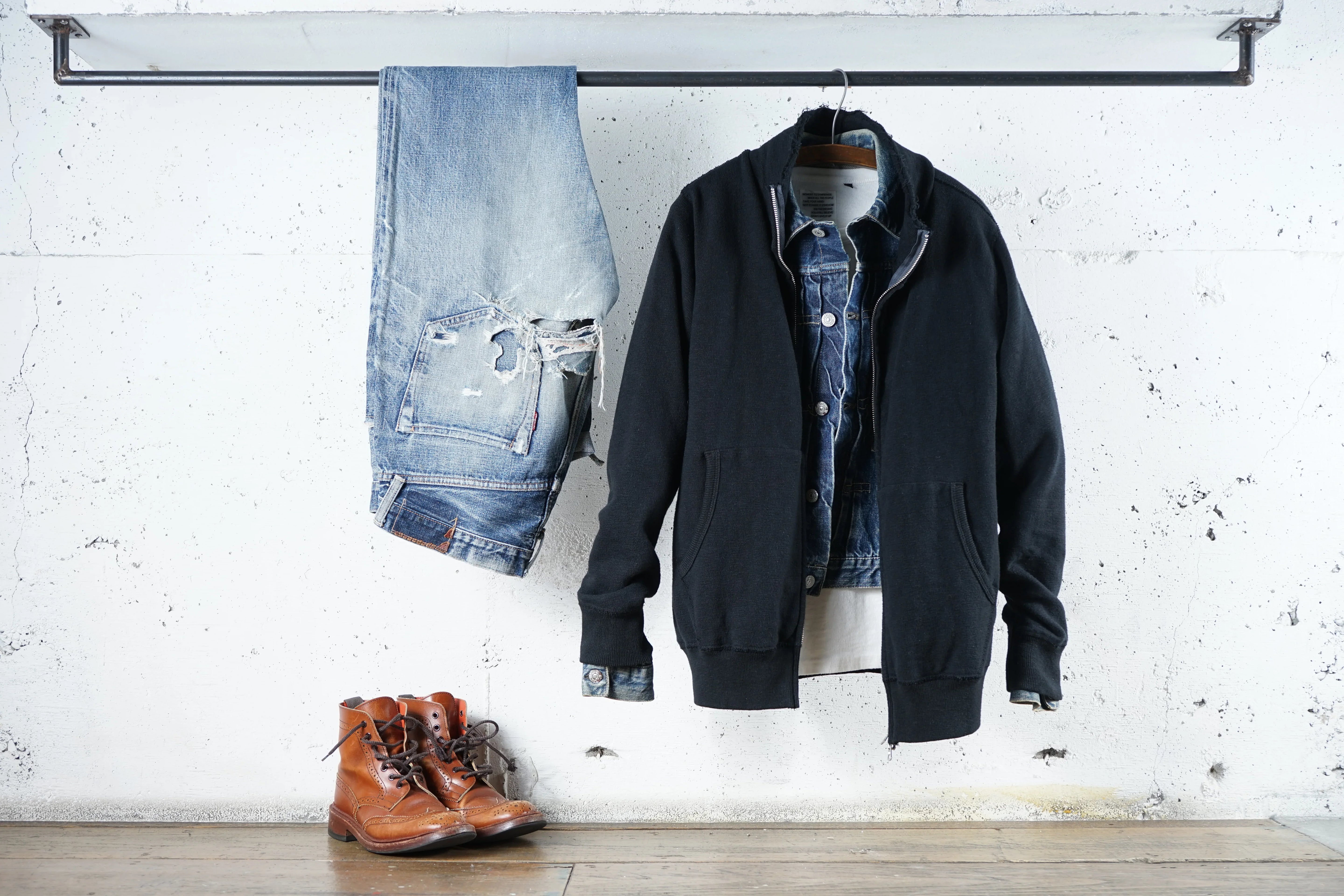 Cotton Relax Zip Jacket - DEVISE FACTORY
