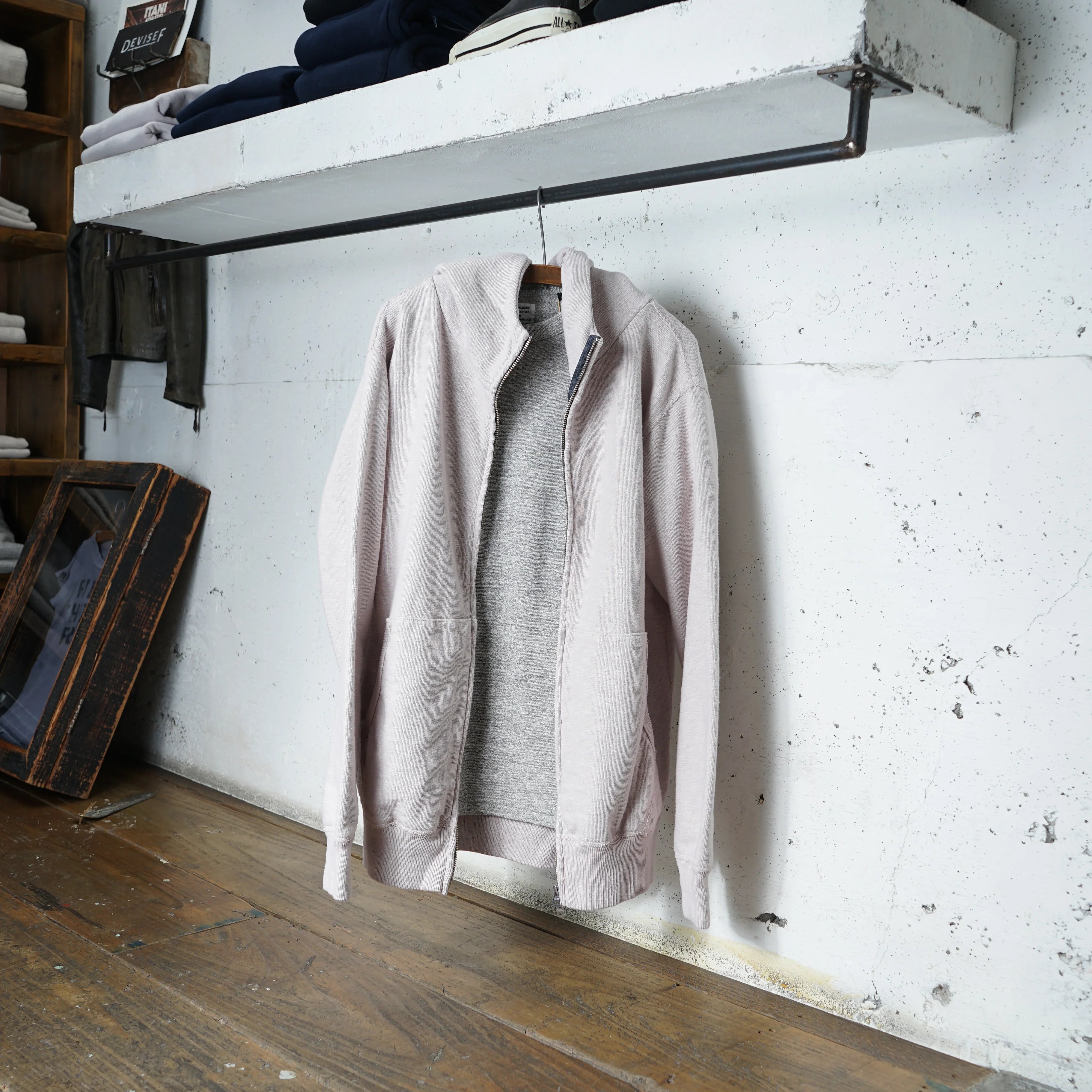 Cotton Zip Hoodie - DEVISE FACTORY