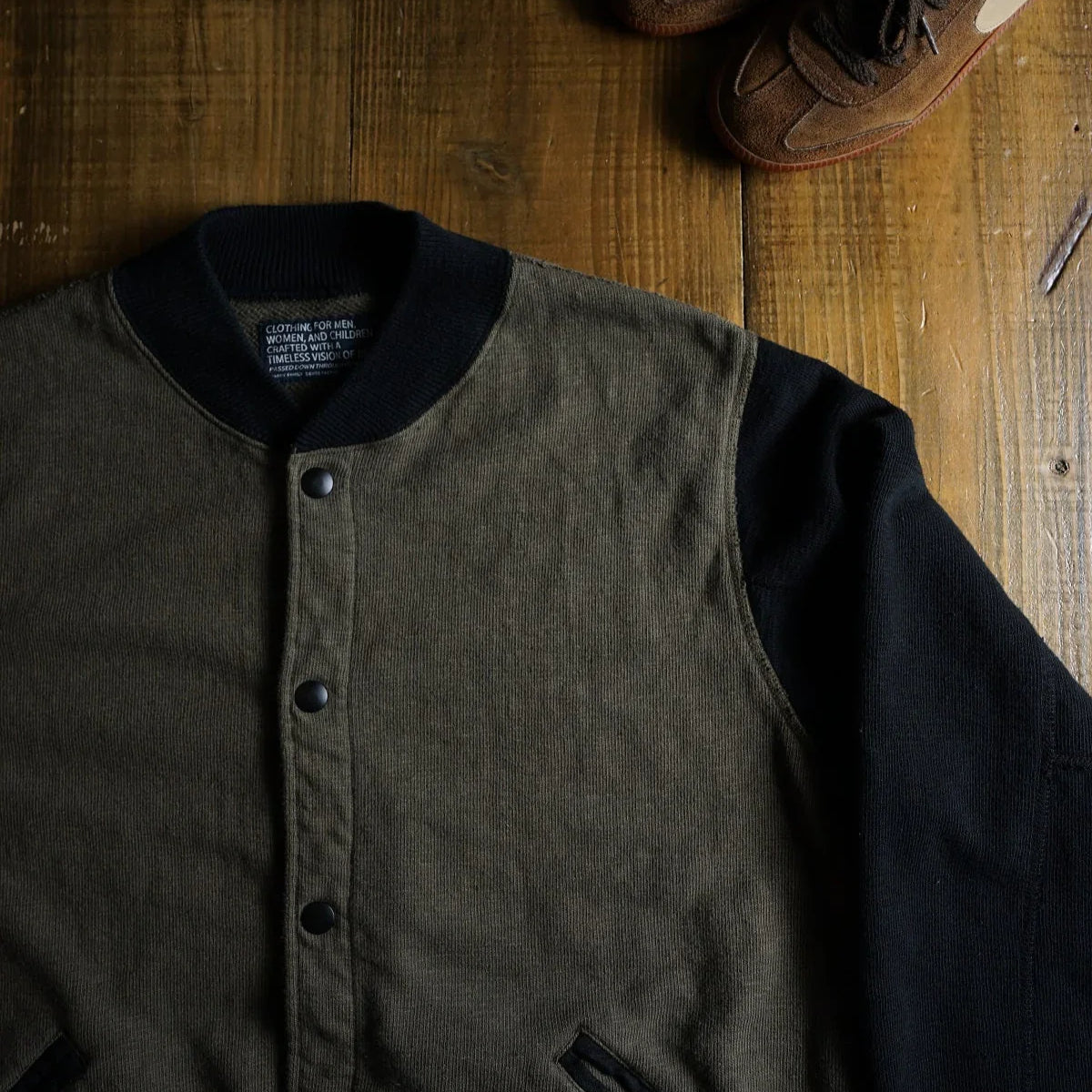 Cotton Varsity Jacket - DEVISE FACTORY