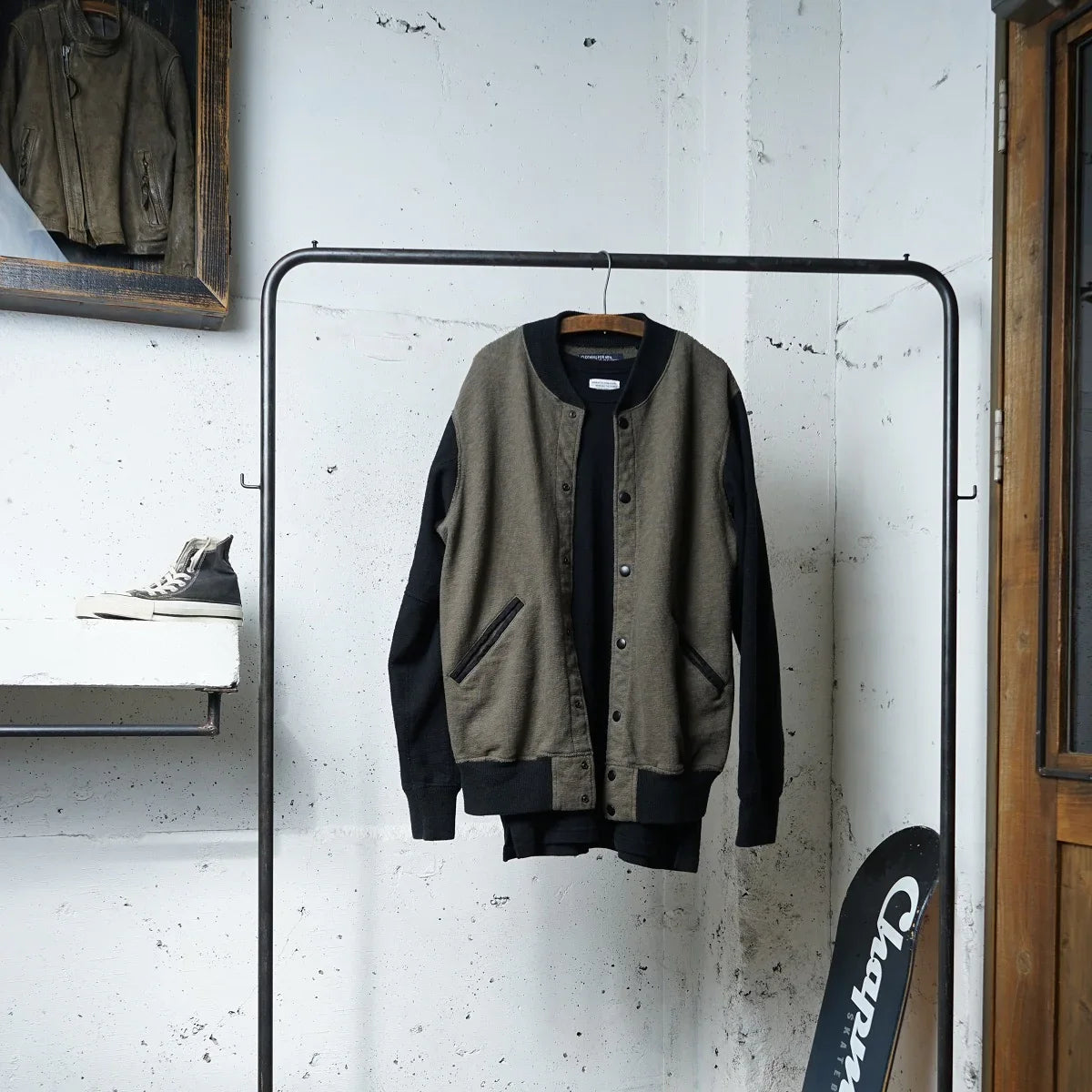 Cotton Varsity Jacket - DEVISE FACTORY