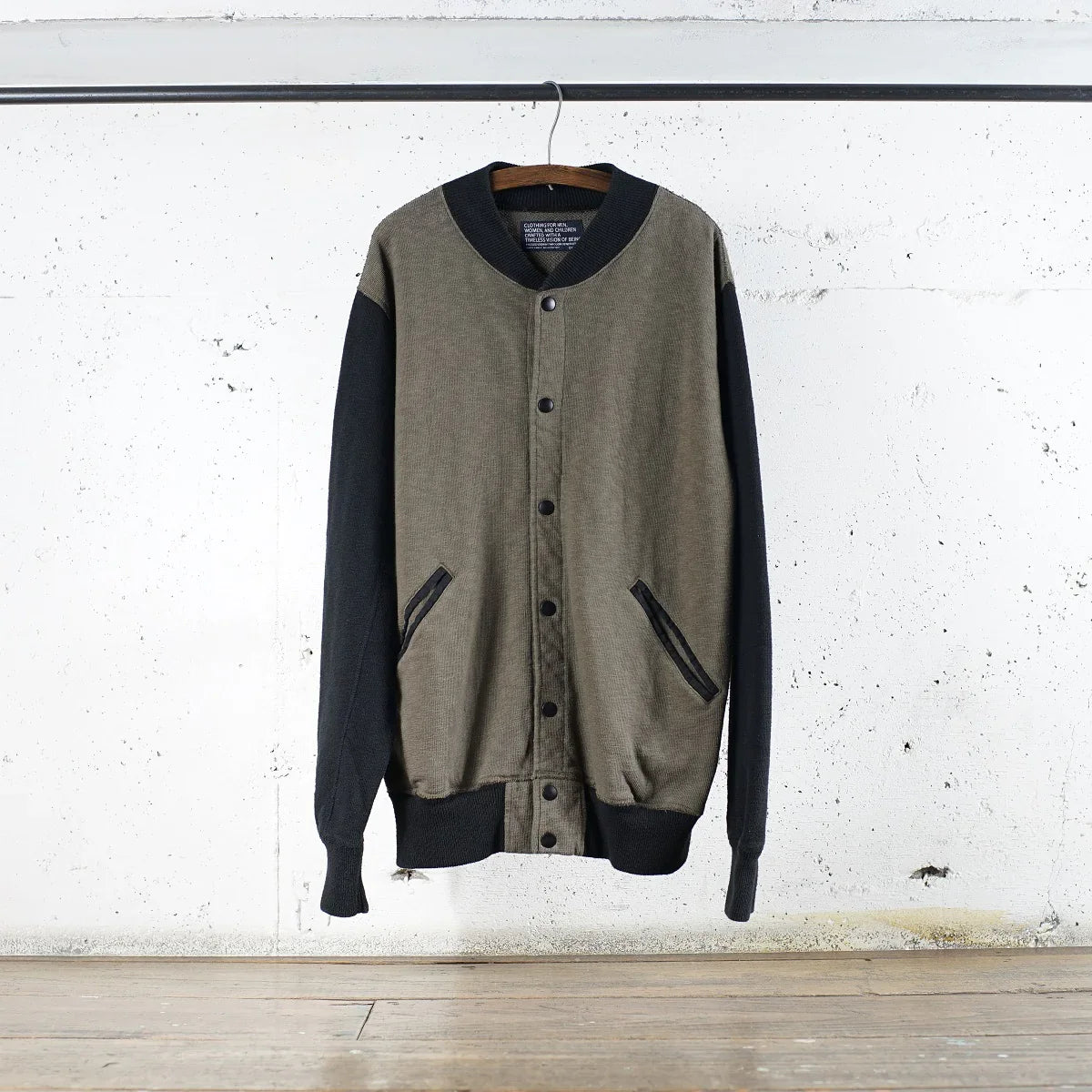 Cotton Varsity Jacket - DEVISE FACTORY