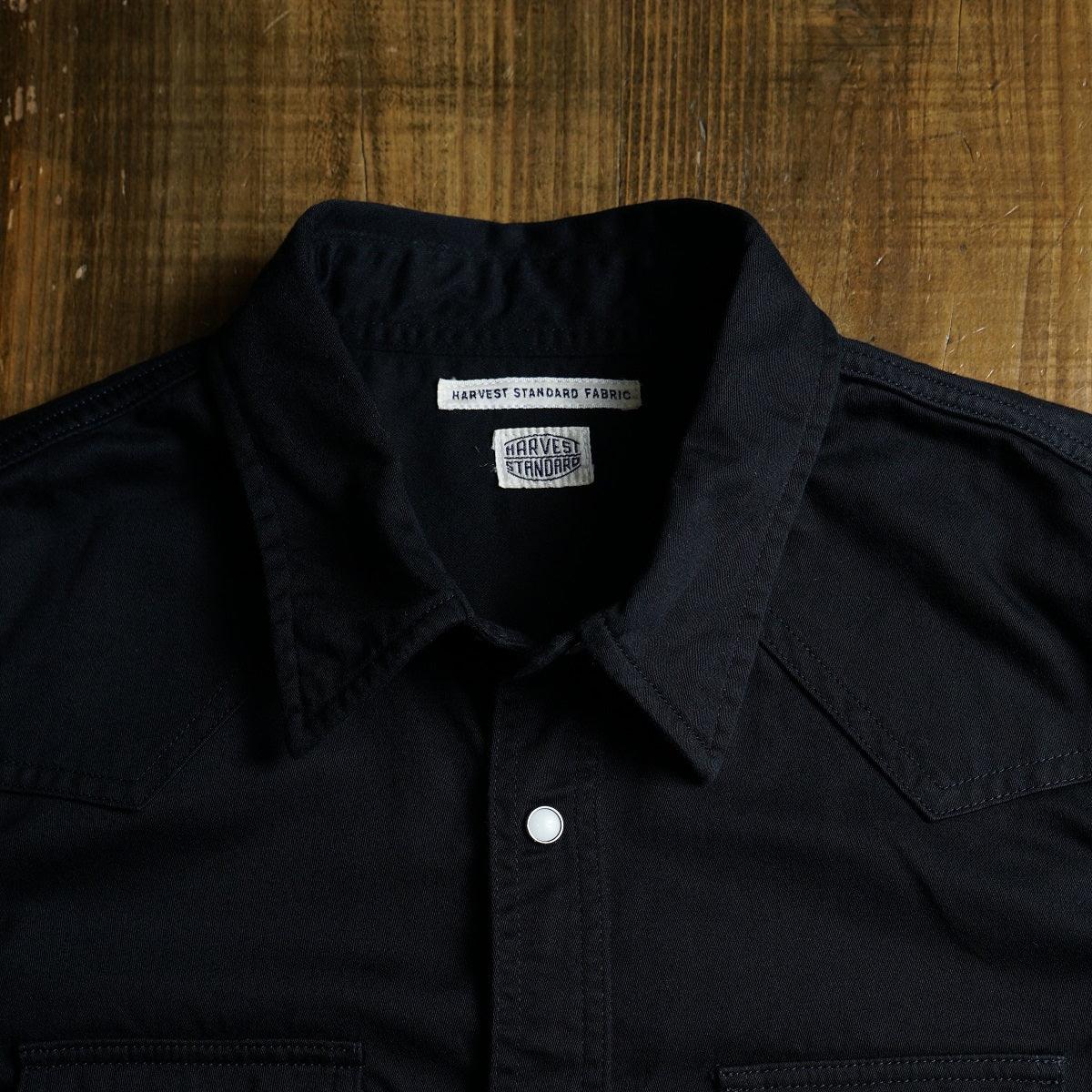 HARVEST STANDARD  COTTON DYED SATIN  WESTERN SHIRT - DEVISE FACTORY