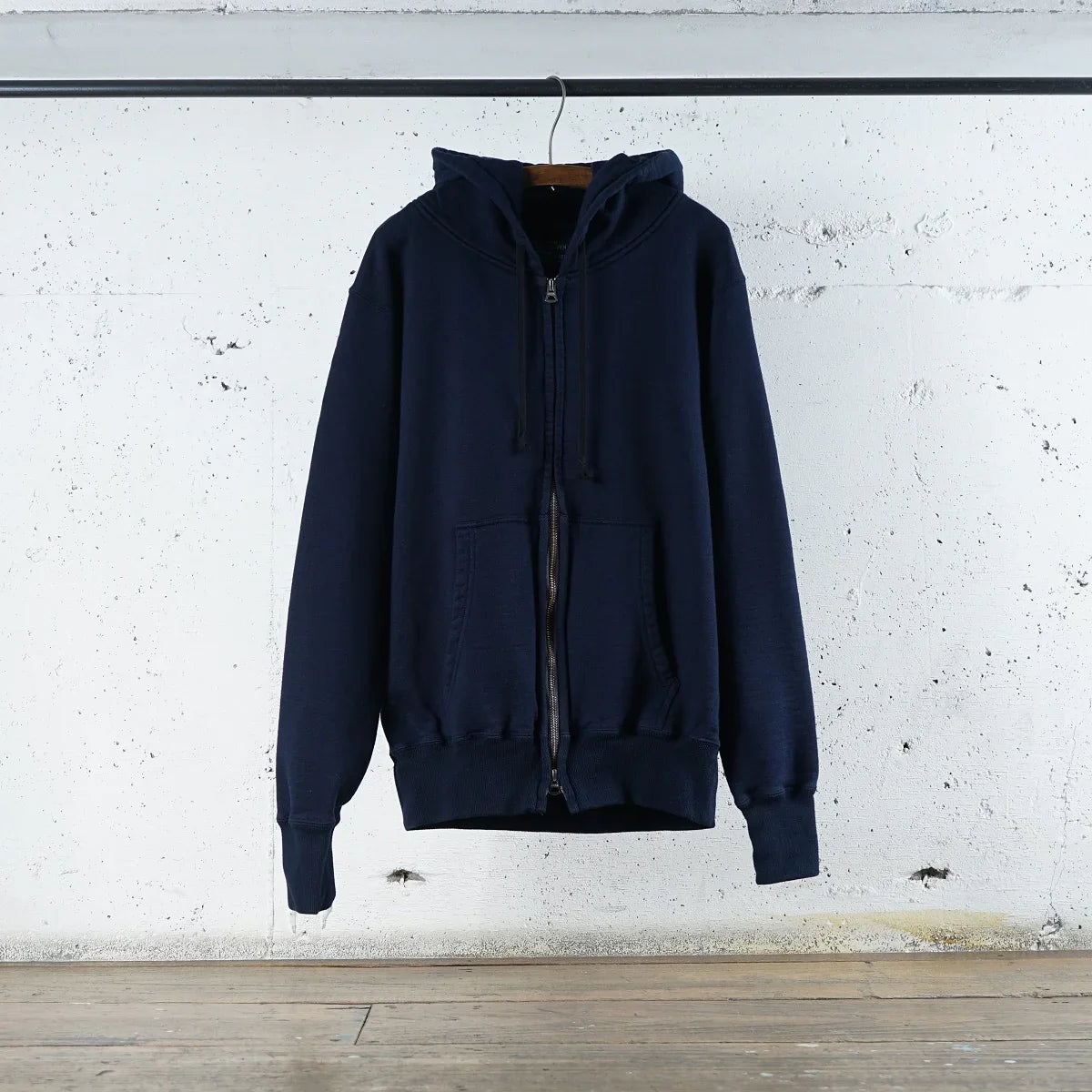 Cotton Rayon Standerd Zip Hoodie - DEVISE FACTORY