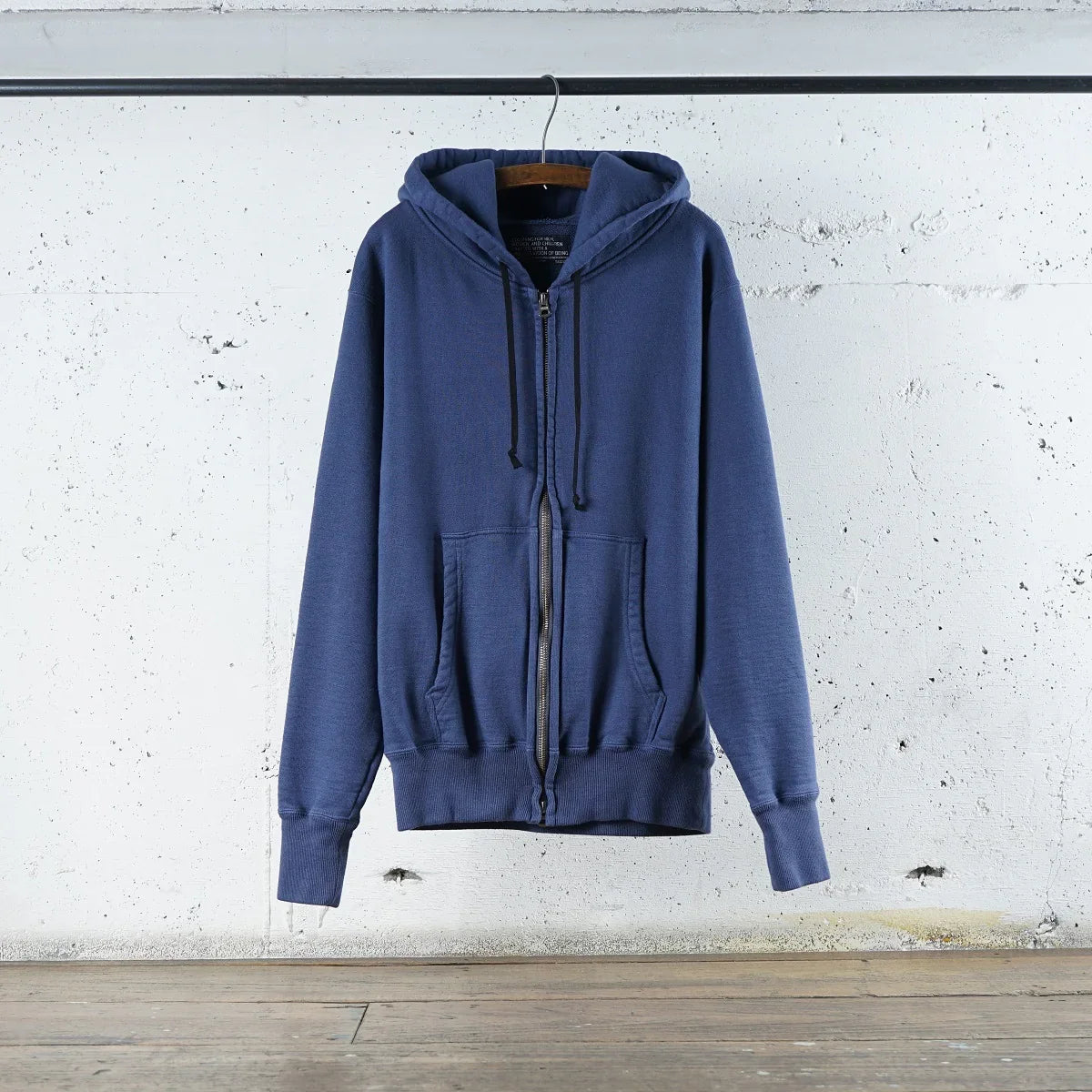Cotton Rayon Standerd Zip Hoodie - DEVISE FACTORY