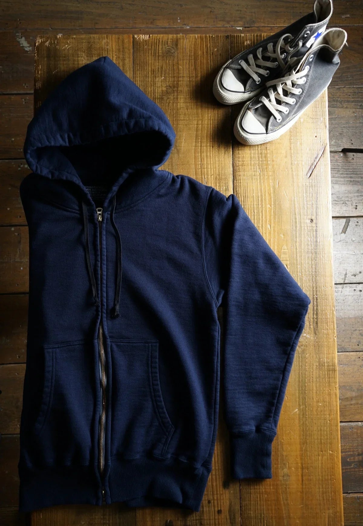 ARAKI HEART ZIP HOODIE SIZE : 1ネイビー　25FW ARAKI HEART ZIP HOODIE SIZE : 1ネイビー 25FW - メルカリ