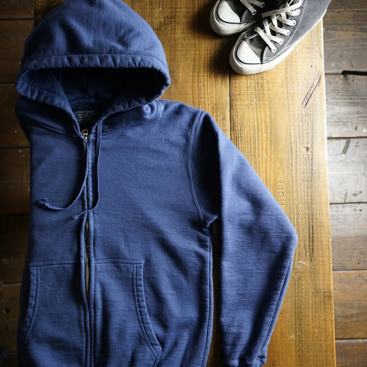 Cotton Rayon Standerd Zip Hoodie - DEVISE FACTORY