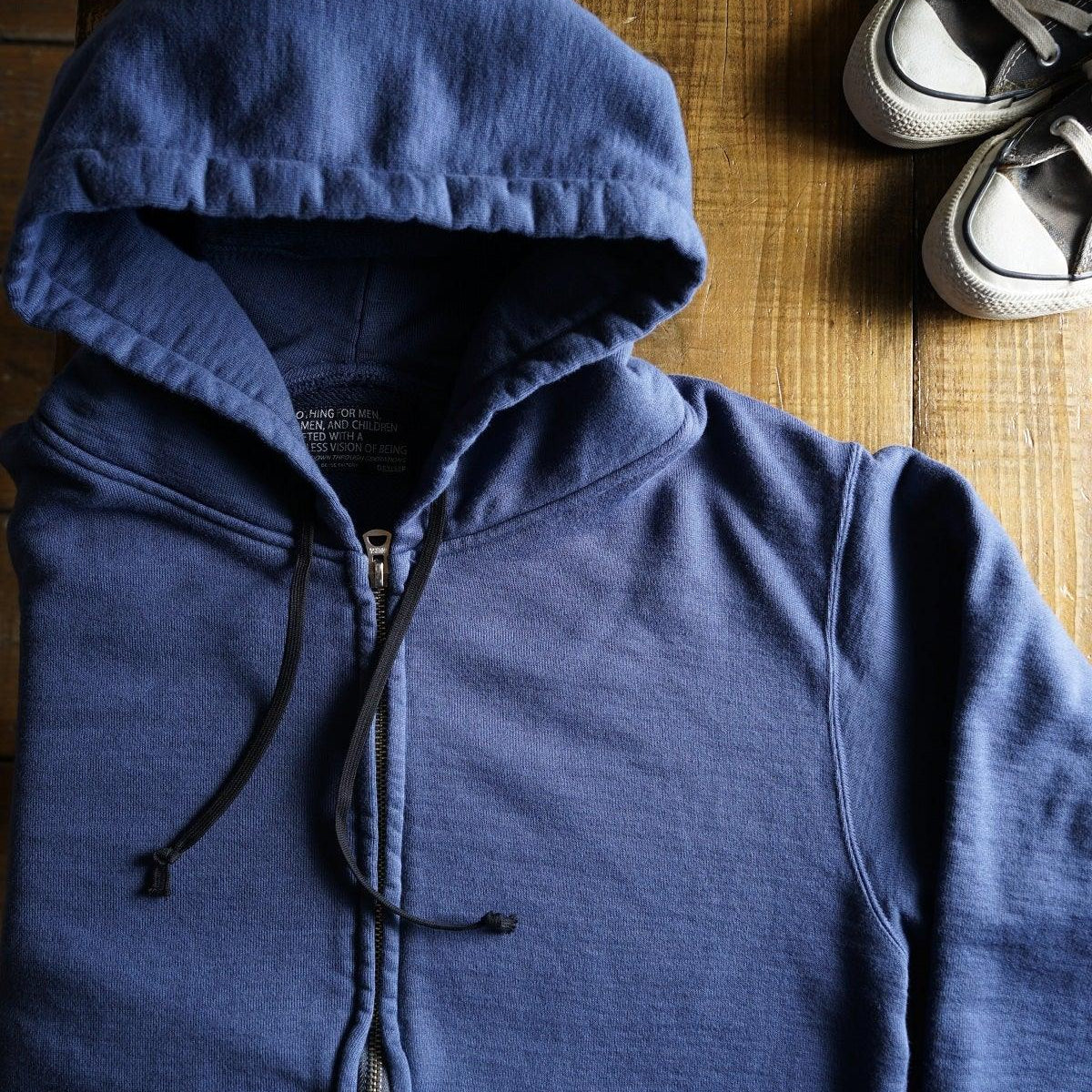 Cotton Rayon Standerd Zip Hoodie - DEVISE FACTORY