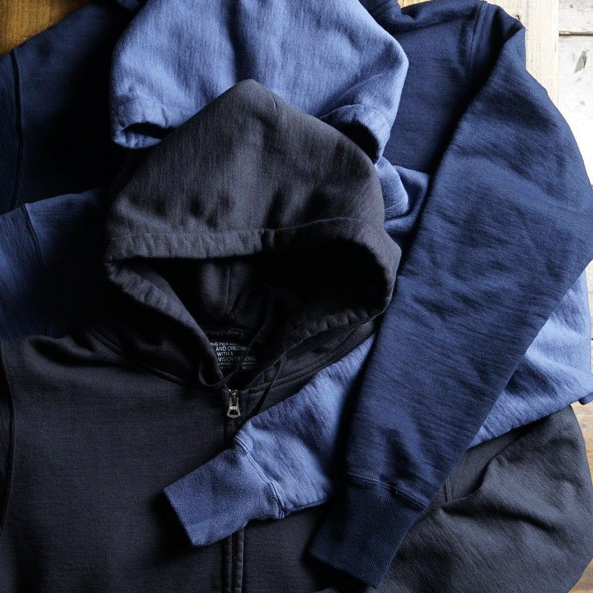 Cotton Rayon Standerd Zip Hoodie - DEVISE FACTORY