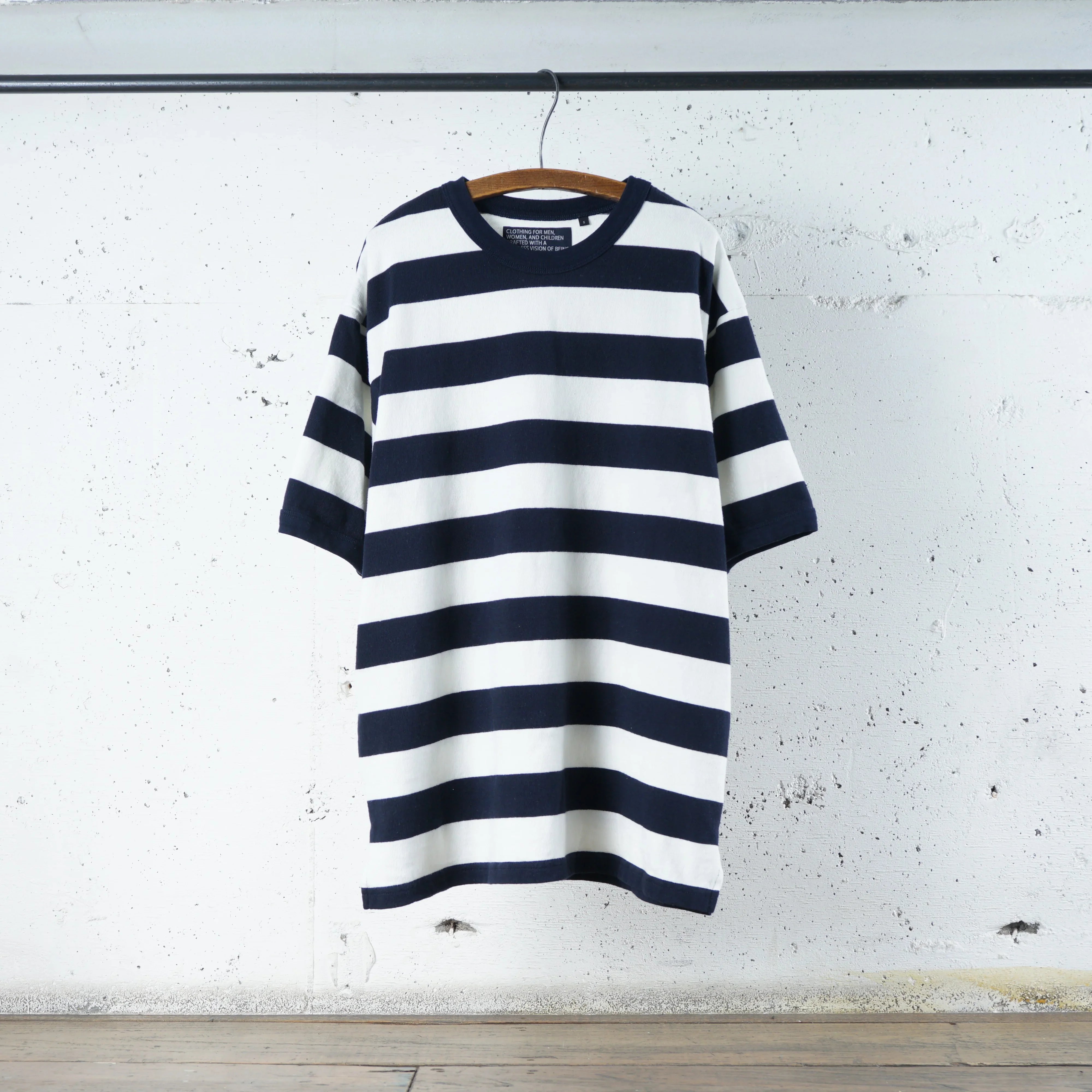 Cotton Relax Border Tshirt - DEVISE FACTORY