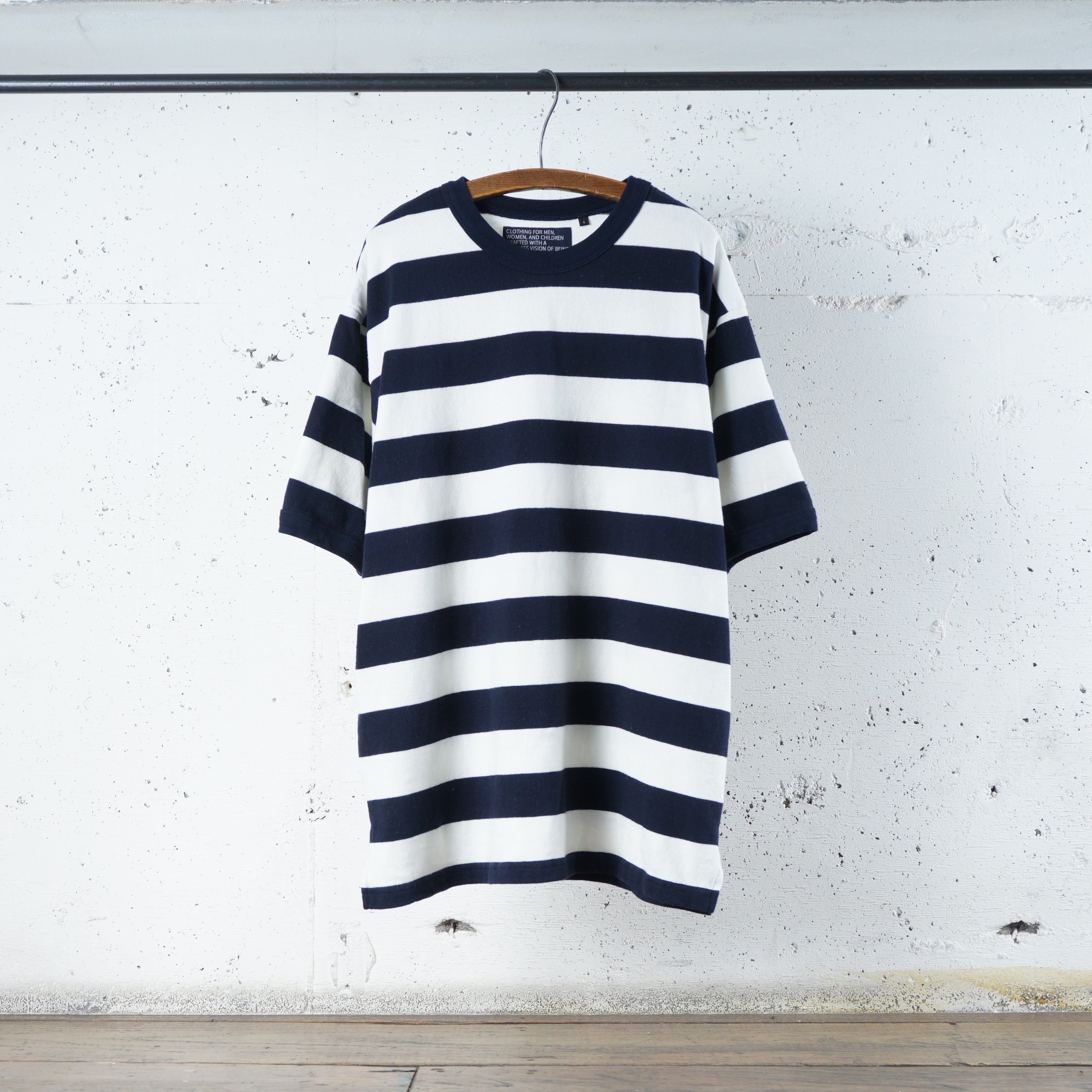 Cotton Relax Border Tshirt - DEVISE FACTORY